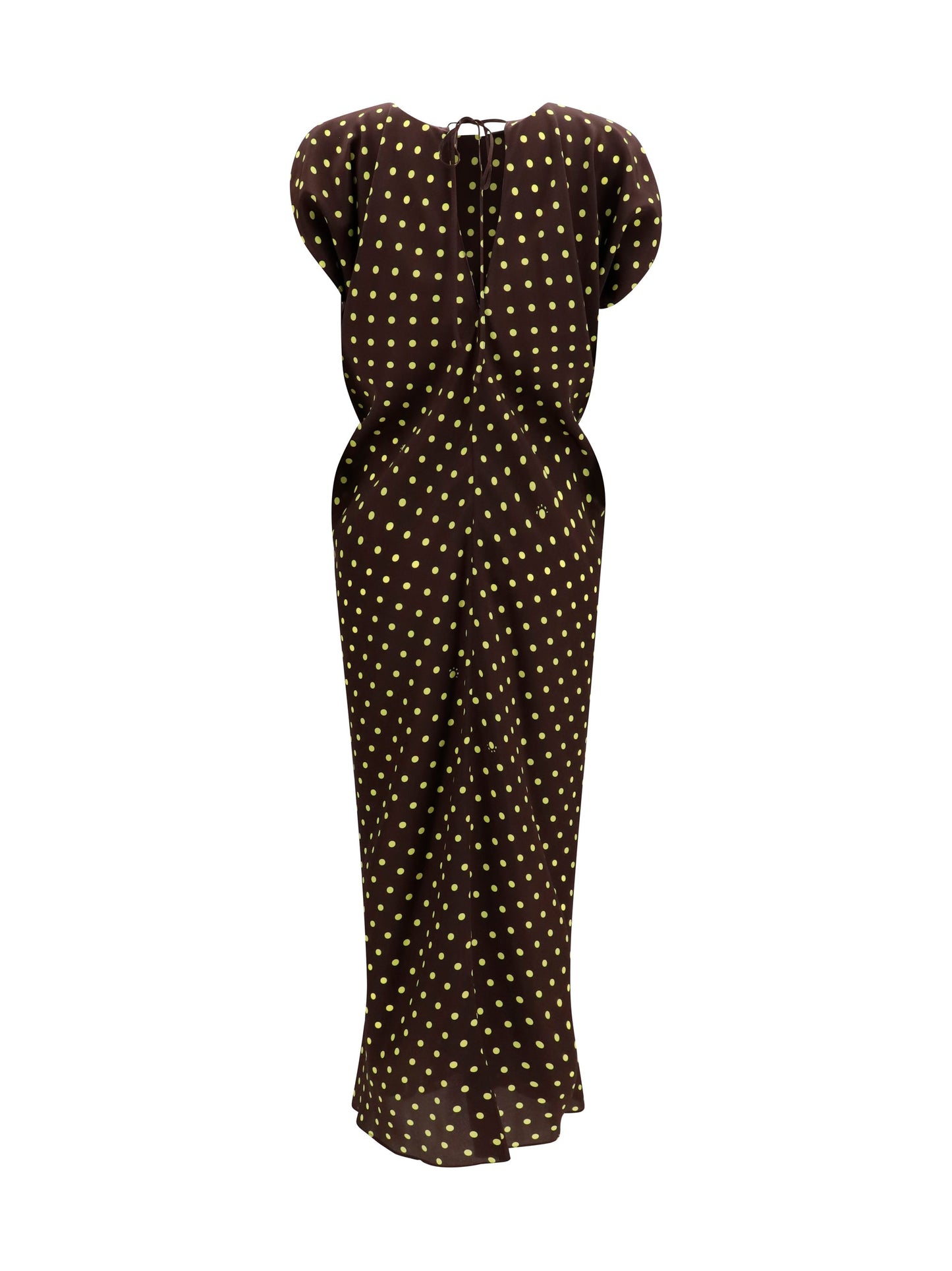 Marni Women Printed Polka Dot Crepe Dress