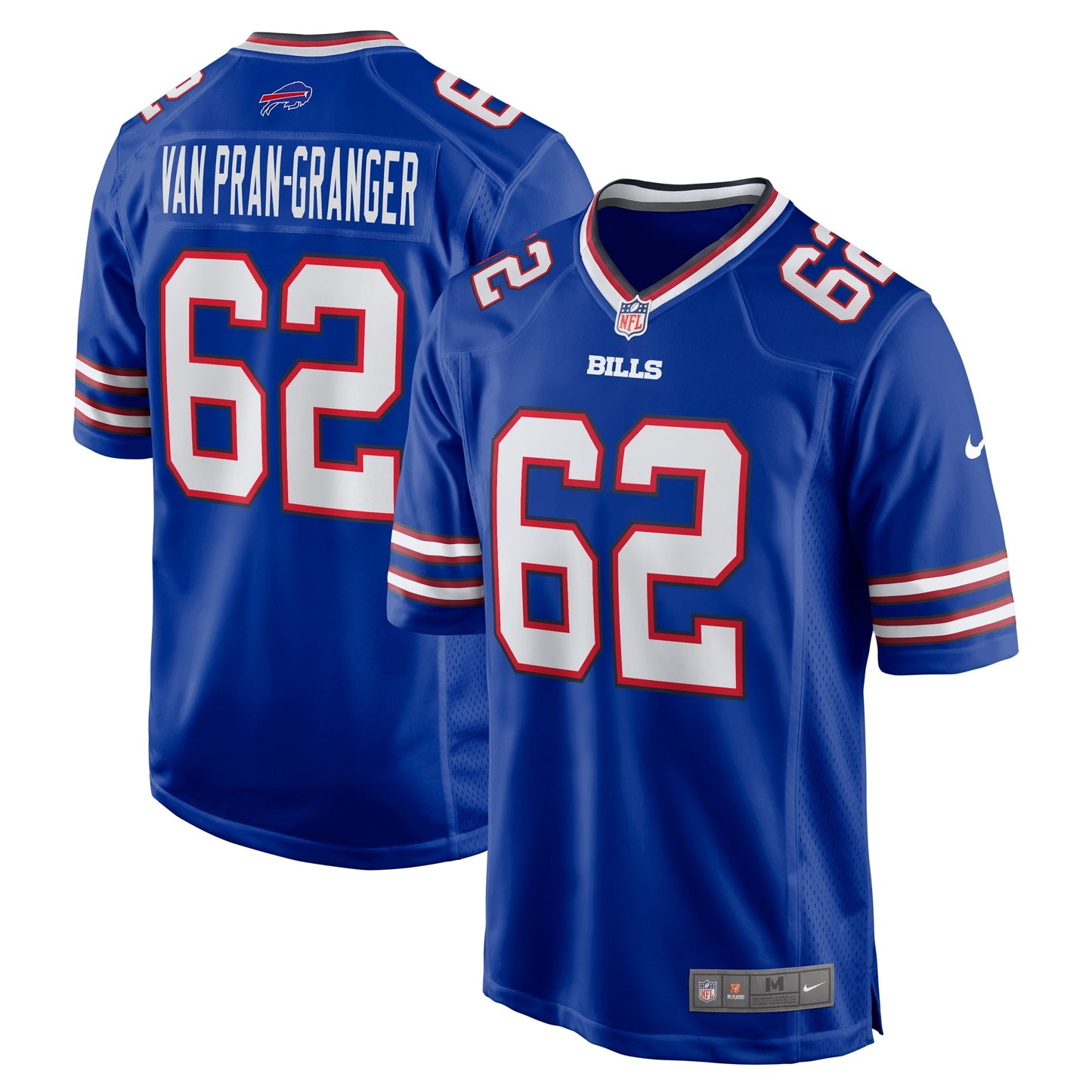 Buffalo Bills Sedrick Van Pran-Granger Royal Game Jersey