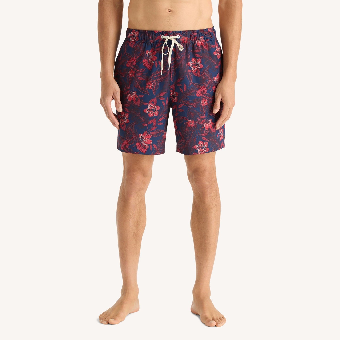 Nautica Mens 7" Printed Quick-Dry Swim