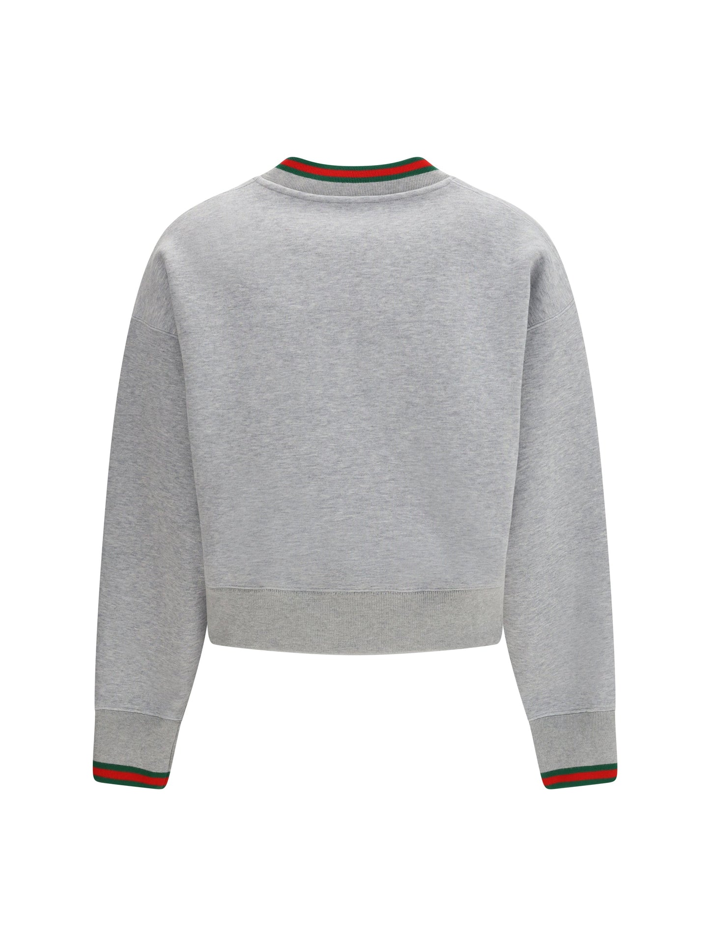 Gucci Women Web Cotton Jersey Sweatshirt