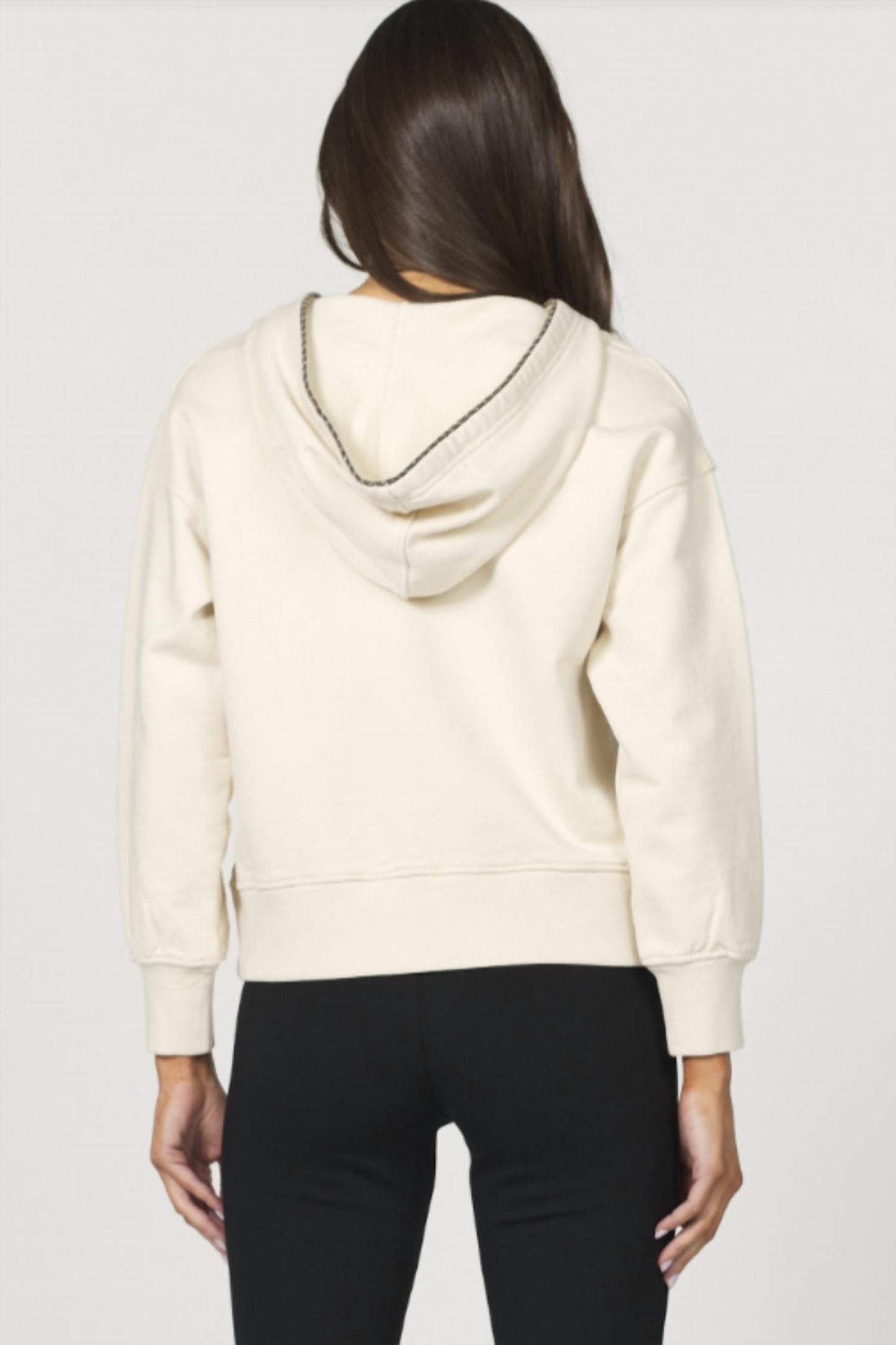 Saphira Pullover Hoodie In Birch