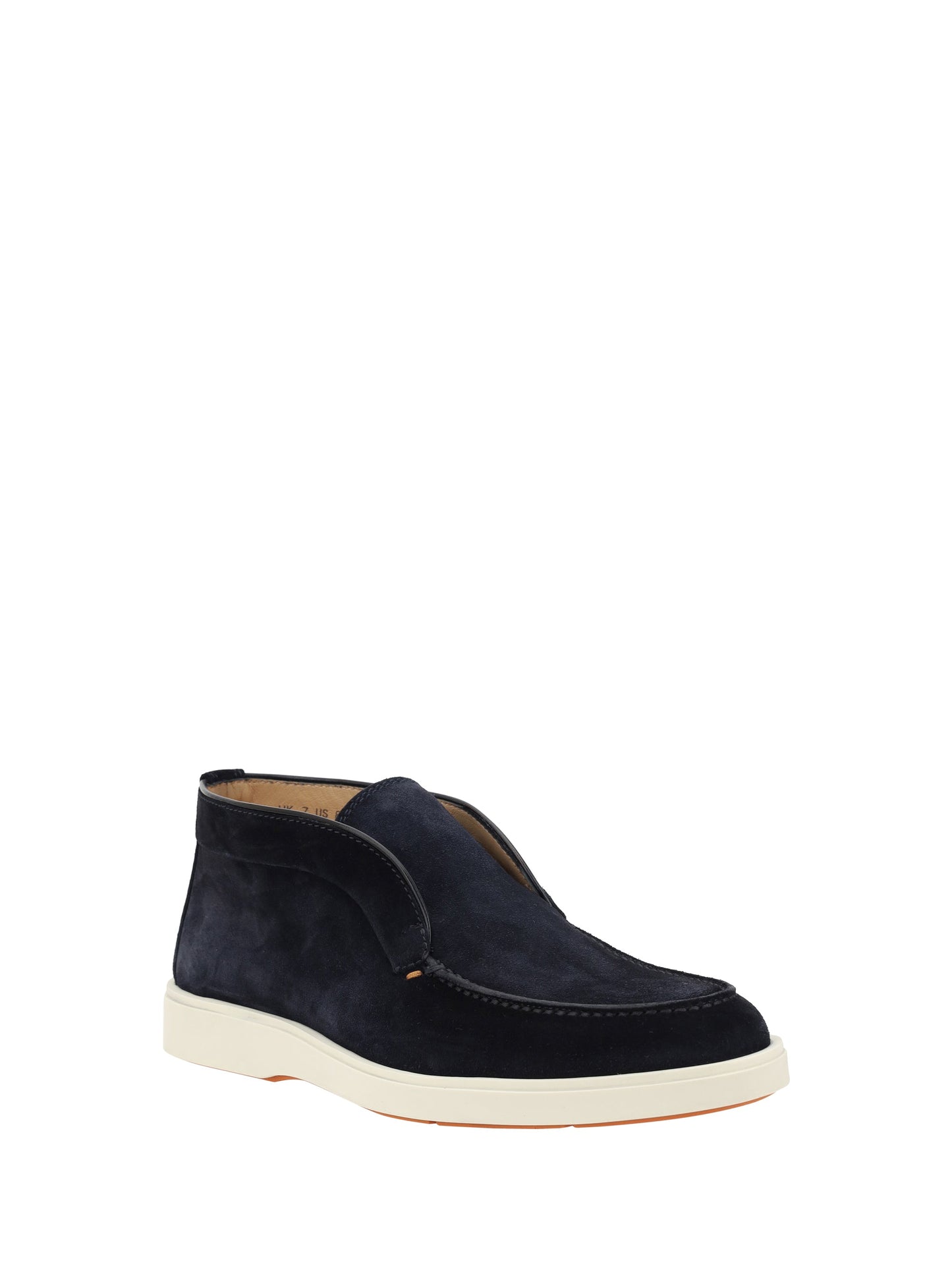 Santoni Men Desert Suede Ankle Boots