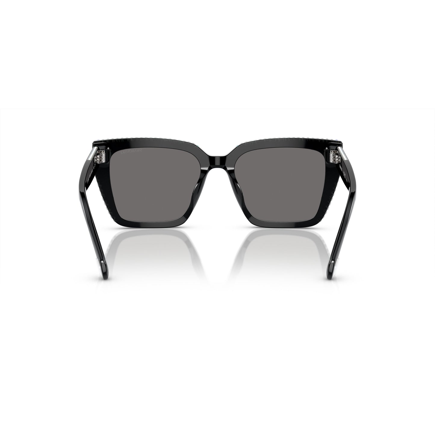 0Sk6013 Oversized Square Frame Sunglasses with Crystal Accents