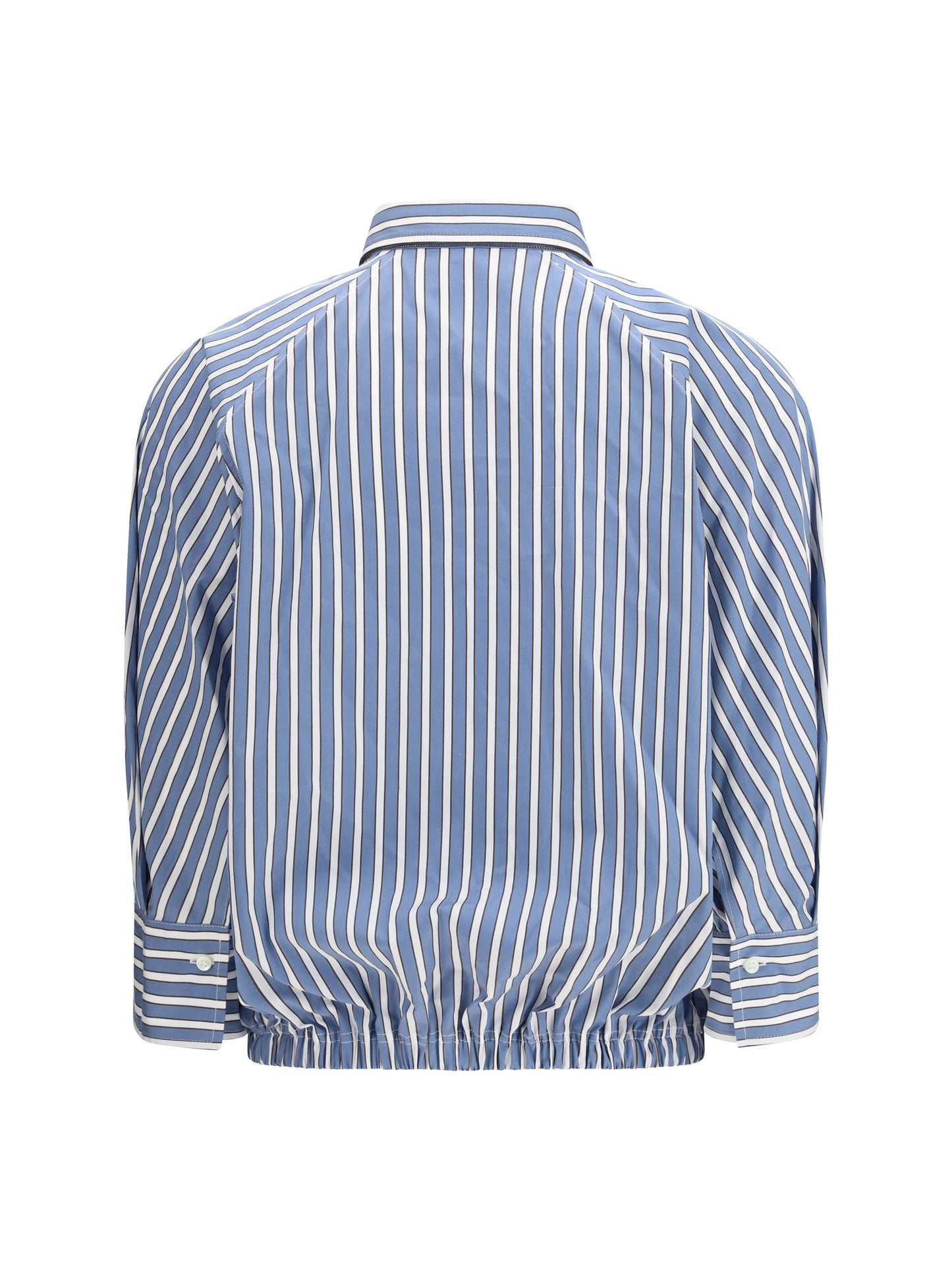 Brunello Cucinelli Women Shadow Stripe Poplin Shirt