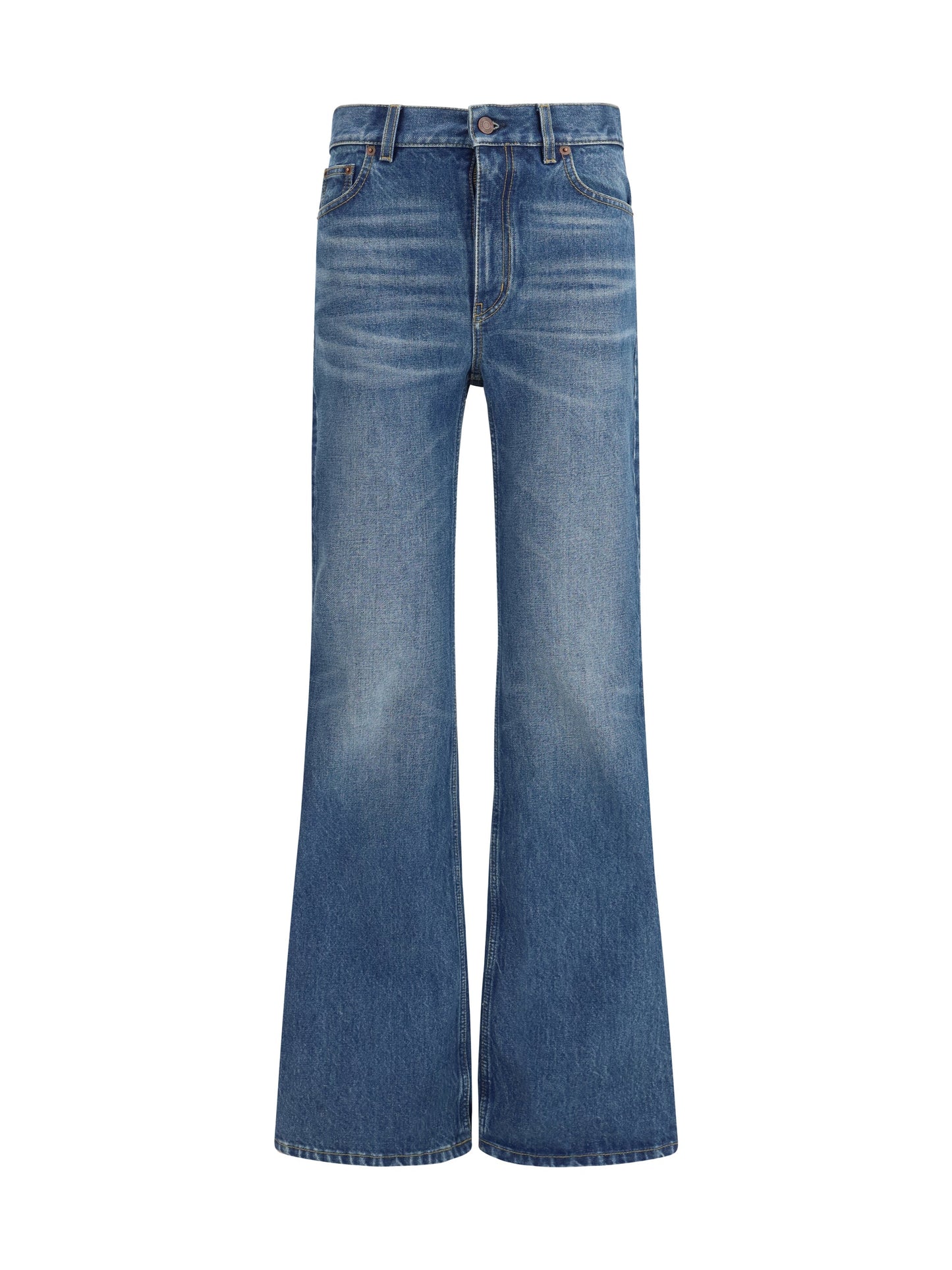 Chloé Women Jeans Flared In Organic Cotton Denim