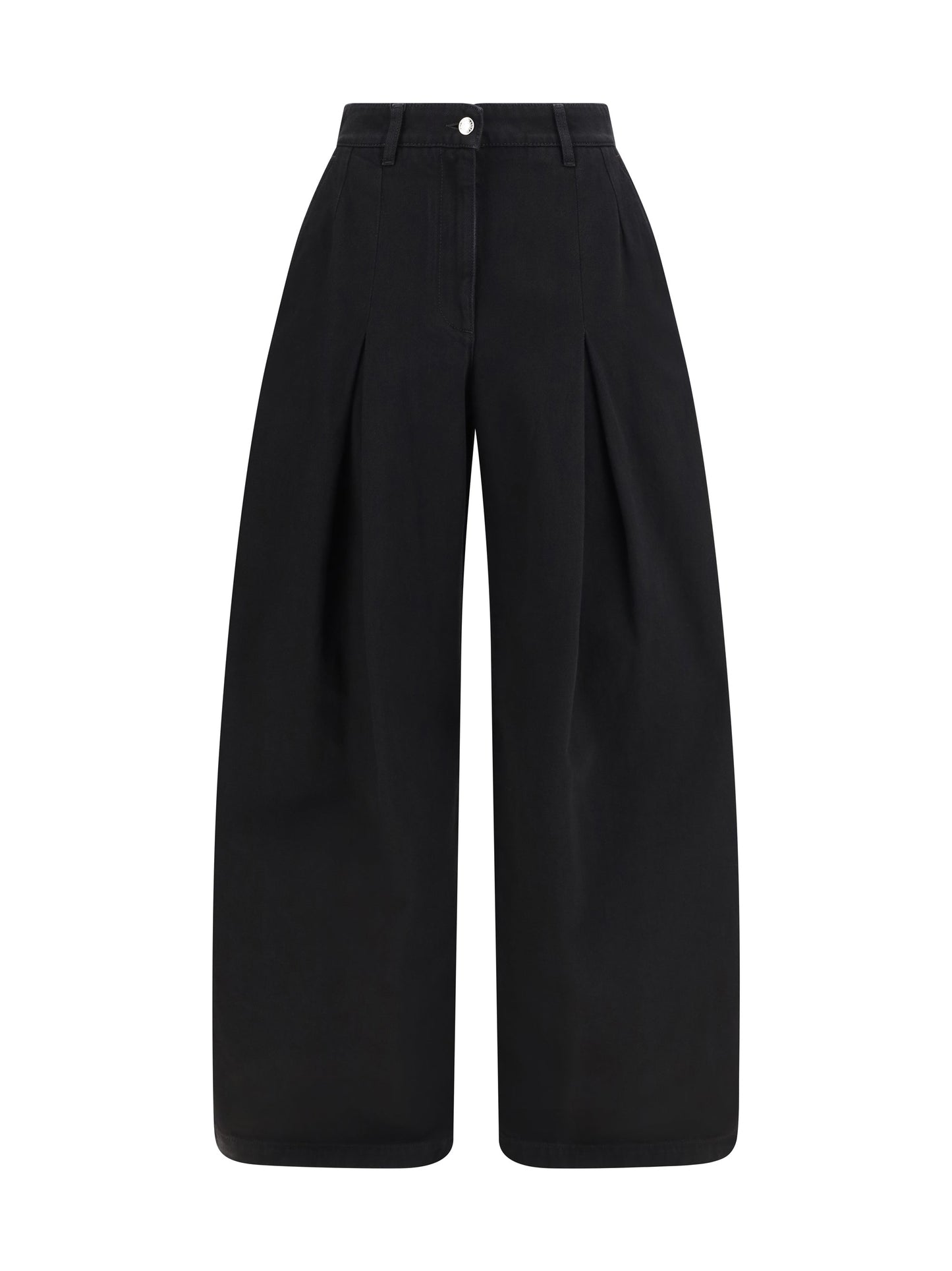 Dolce & Gabbana Women Wide-Leg Cotton Jeans