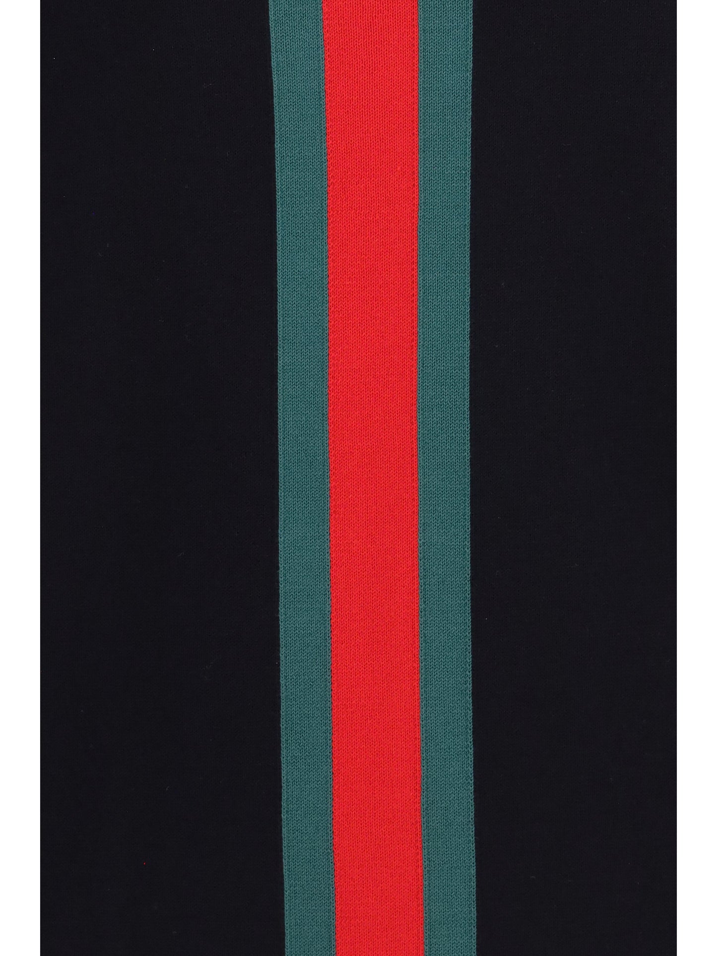 Gucci Men Knitted Cotton Sweater With Web Intarsi