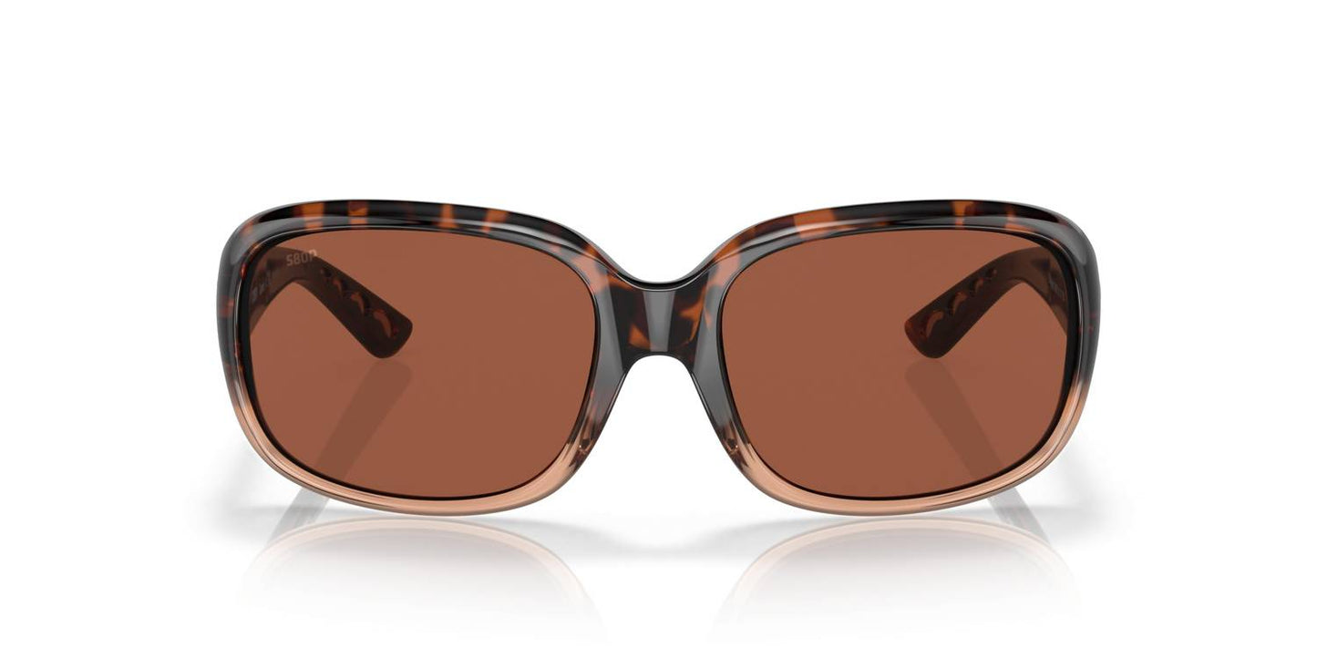 Women's Gannet Sunglasses In Shiny Tortoise Fade/copper