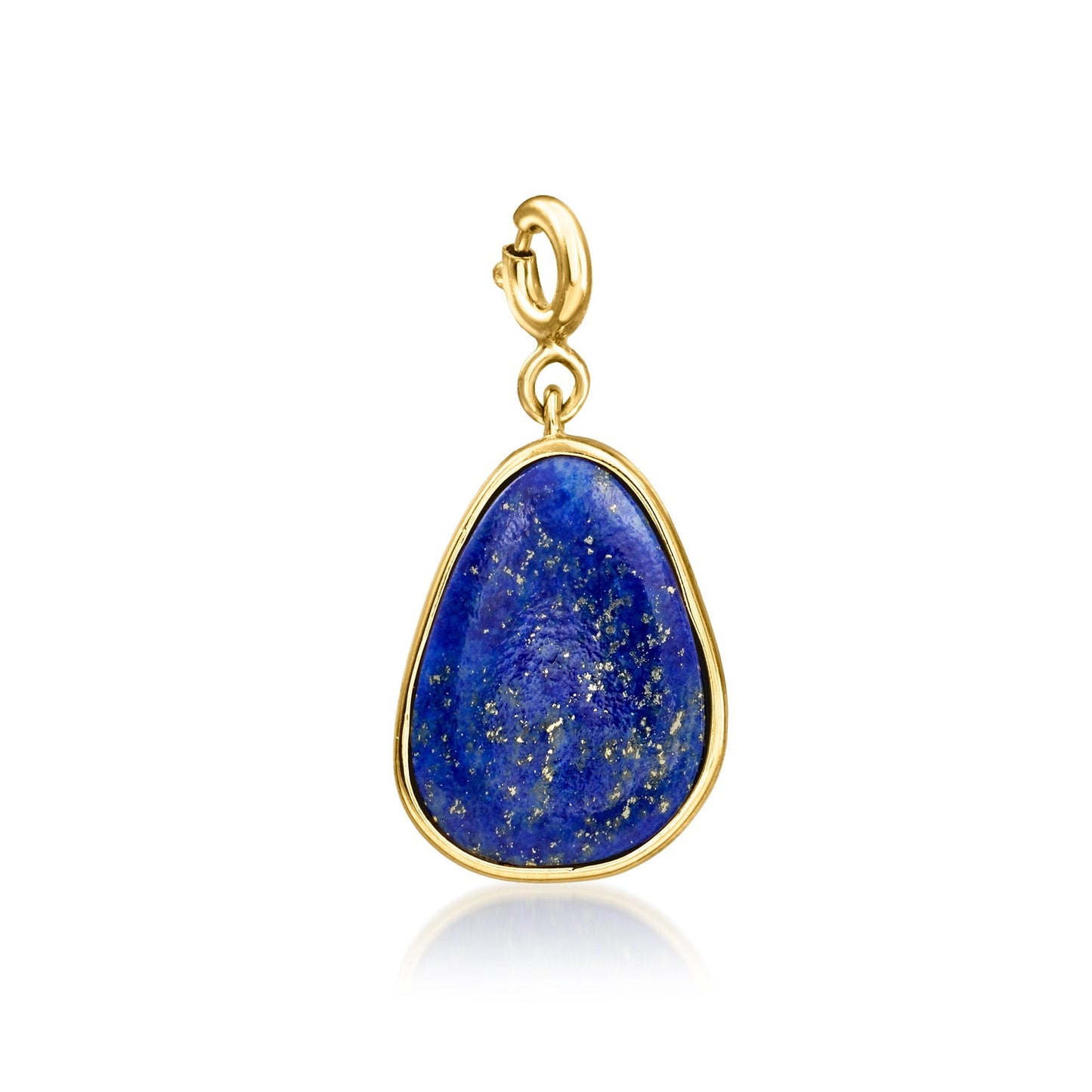 Ross-Simons Lapis Charm in 18kt Gold Over Sterling