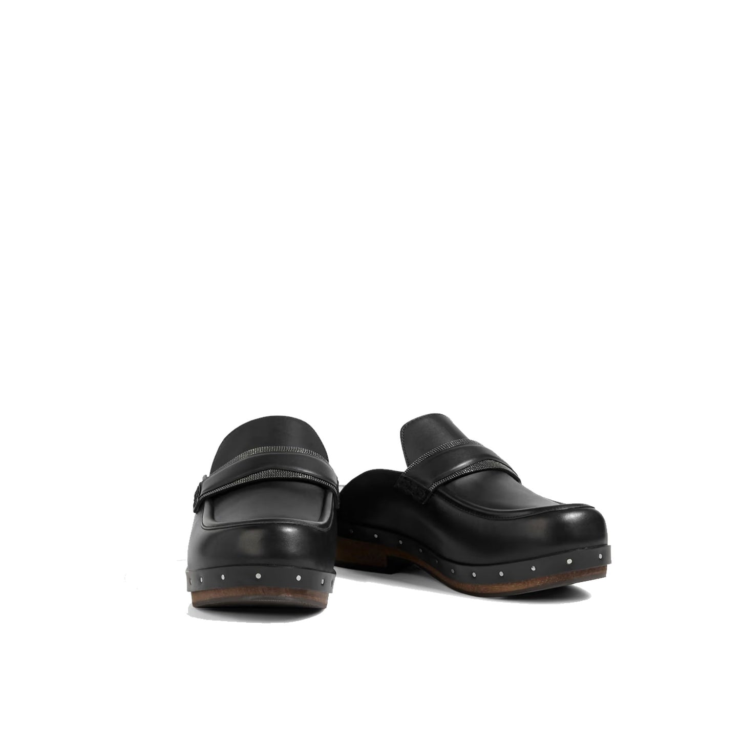 Brunello Cucinelli Leather Clogs Mules Women