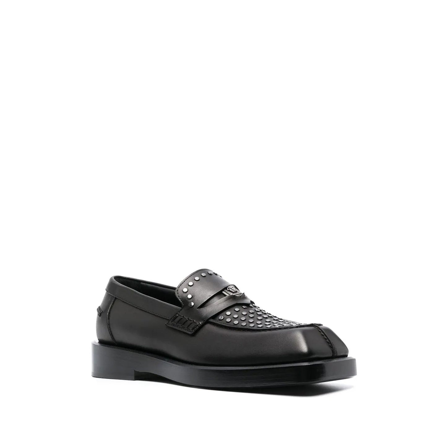 Versace Medusa Leather Loafers Men