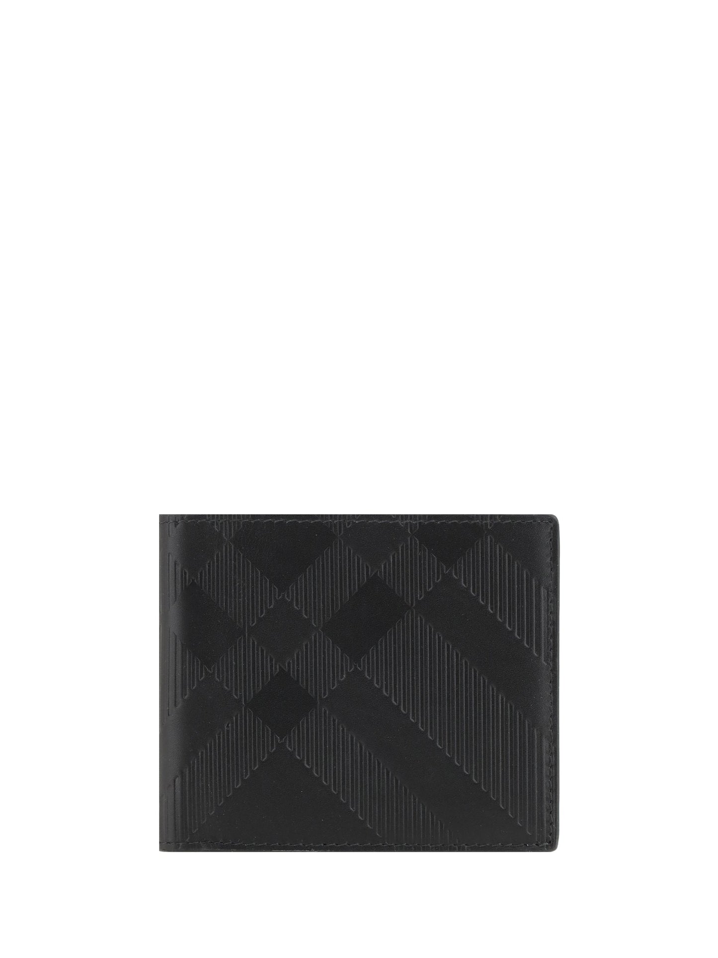 Burberry Men Leather Check Wallet