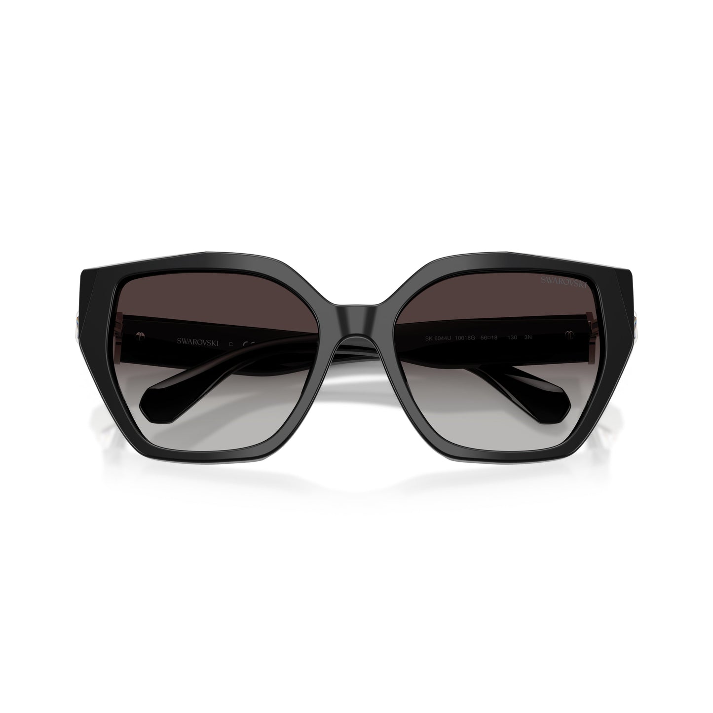 0Sk6044U Oversized Square Frame Sunglasses with Crystal Embellishment