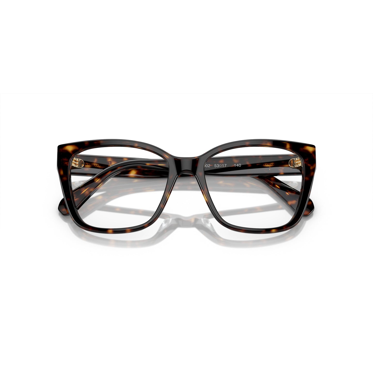 0Sk2008 Oversized Square Frame Eyeglasses with Tortoiseshell Pattern