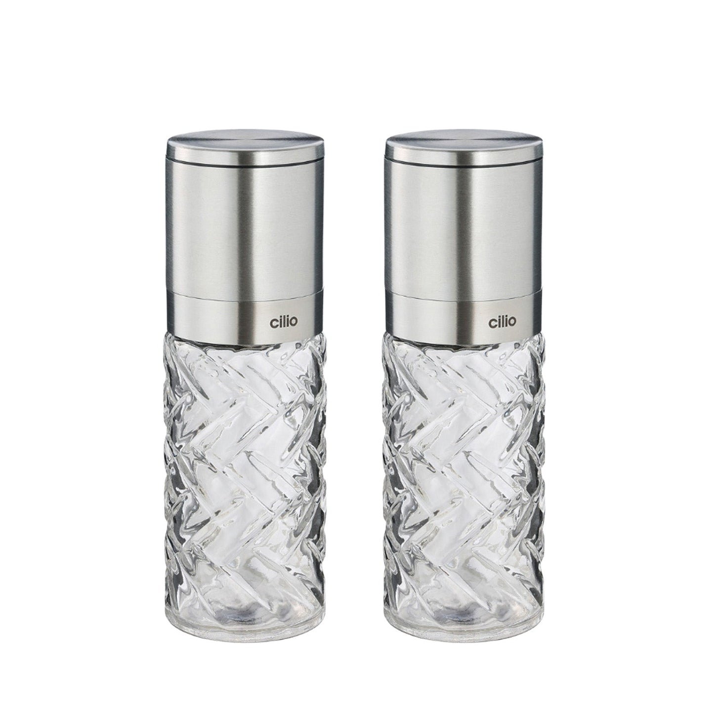 Cilio Cristallo Salt or Pepper Mill 2 Piece Set