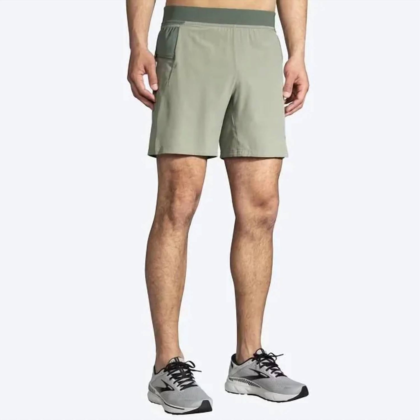 Sherpa 7" 2-In-1 Shorts In Dark Pebble