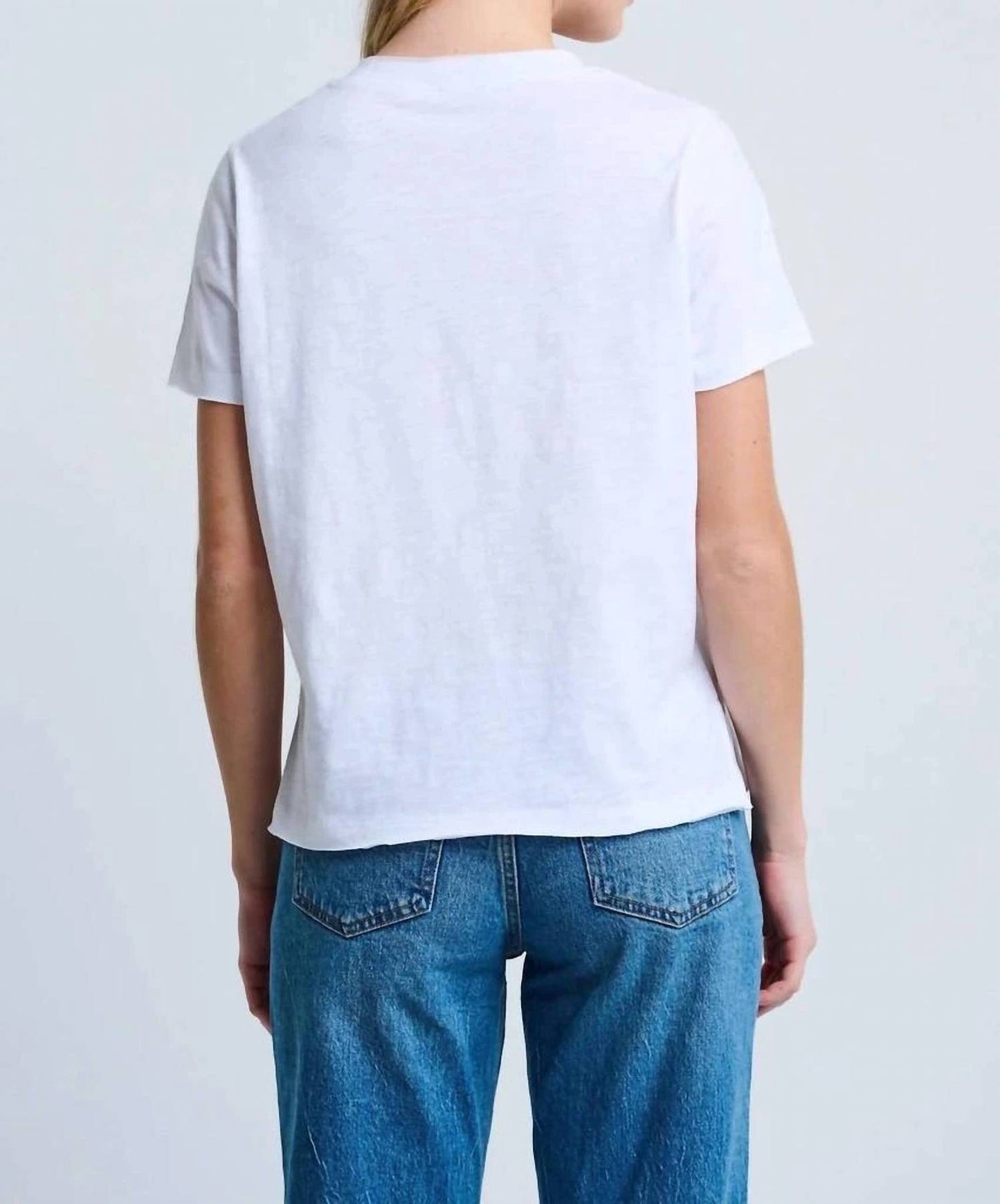 Hello Love Tee Top In White