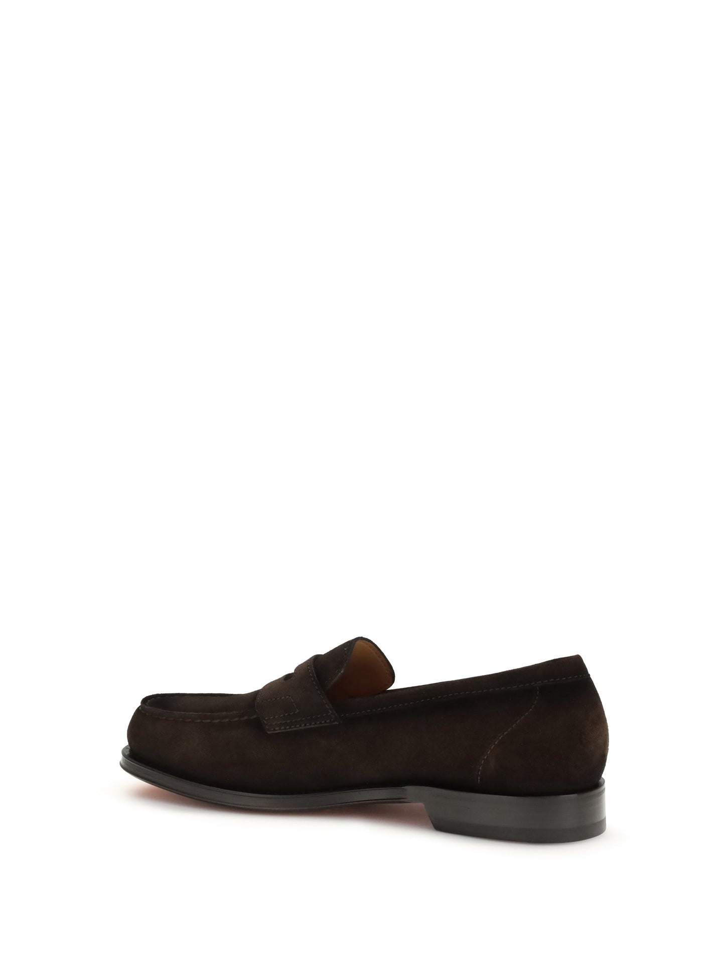 Santoni Men Suede Loafer
