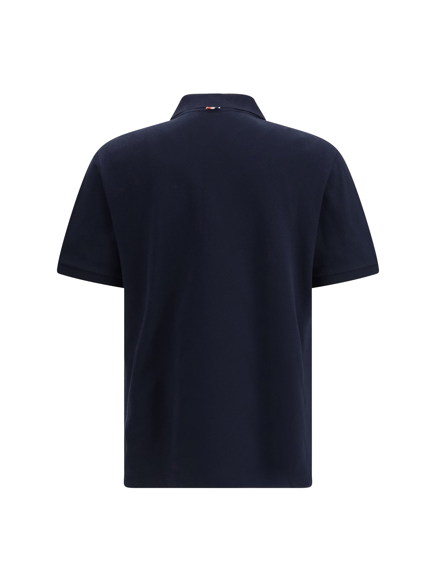 Thom Browne Men Polo Whit Iconic Bands