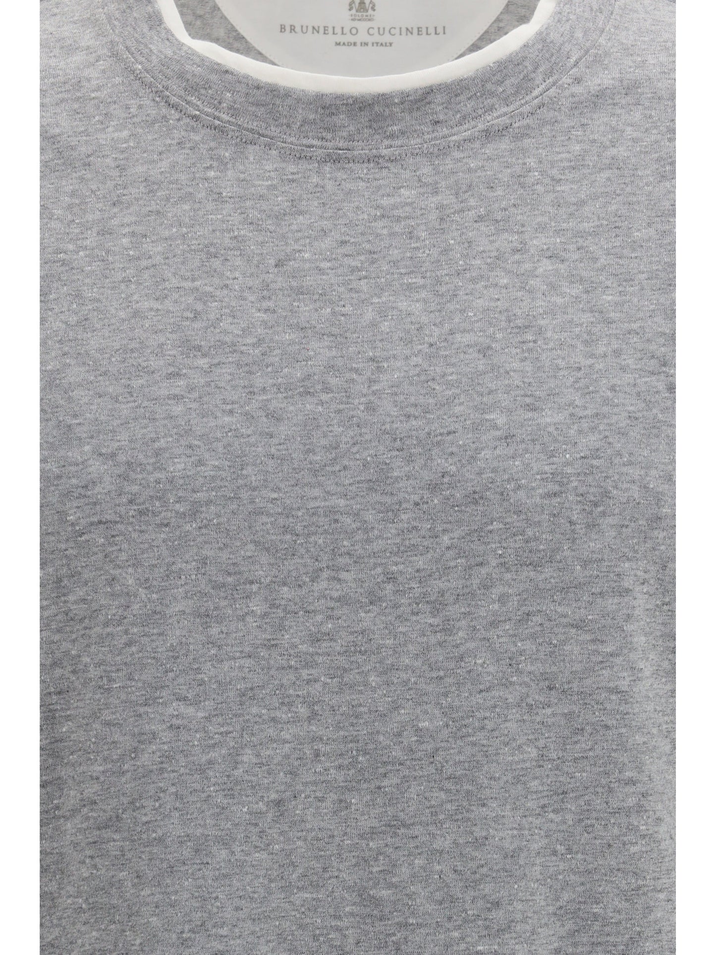 Brunello Cucinelli Men Short-Sleeve Cotton T-Shirt