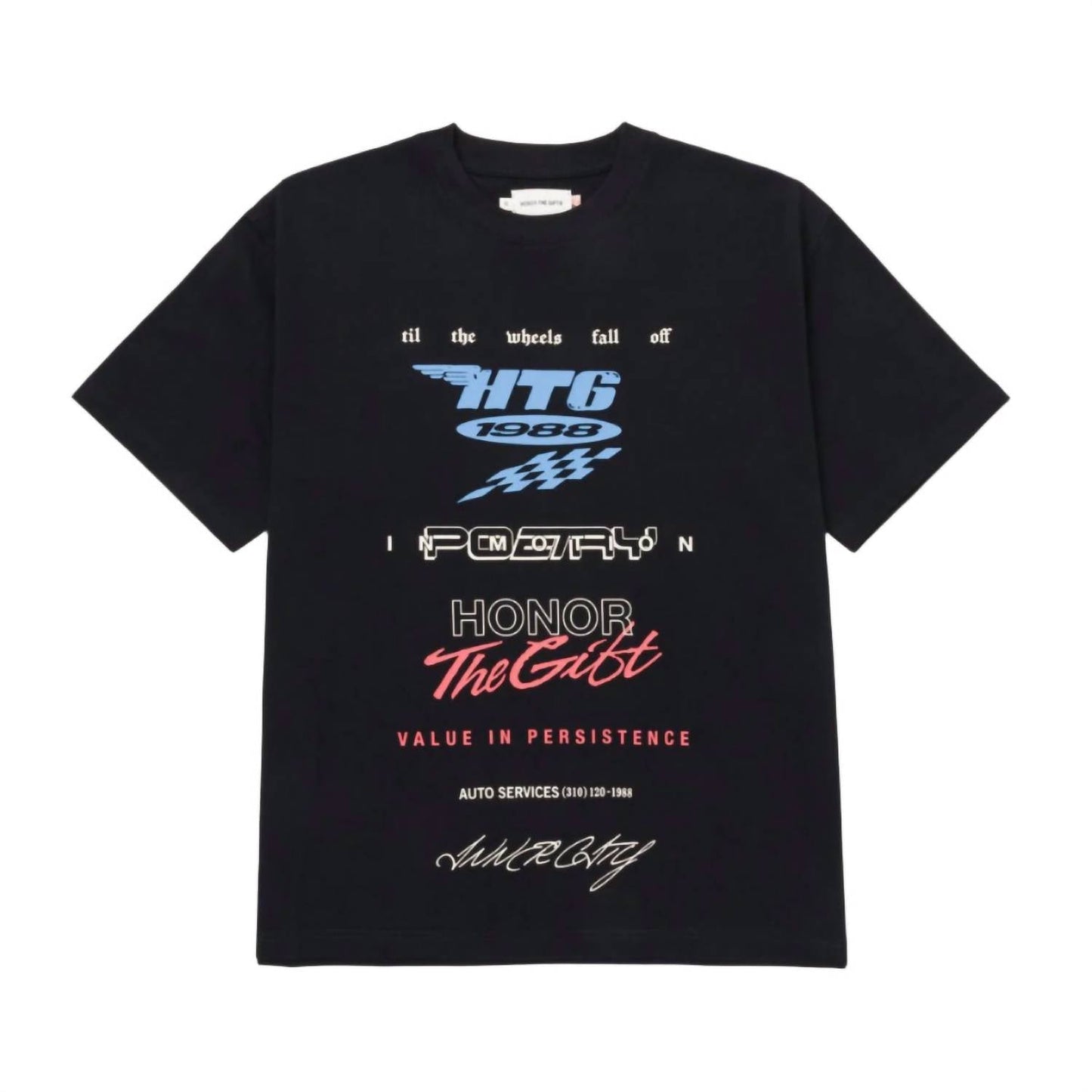 Men's Persistance Race Tee In Black