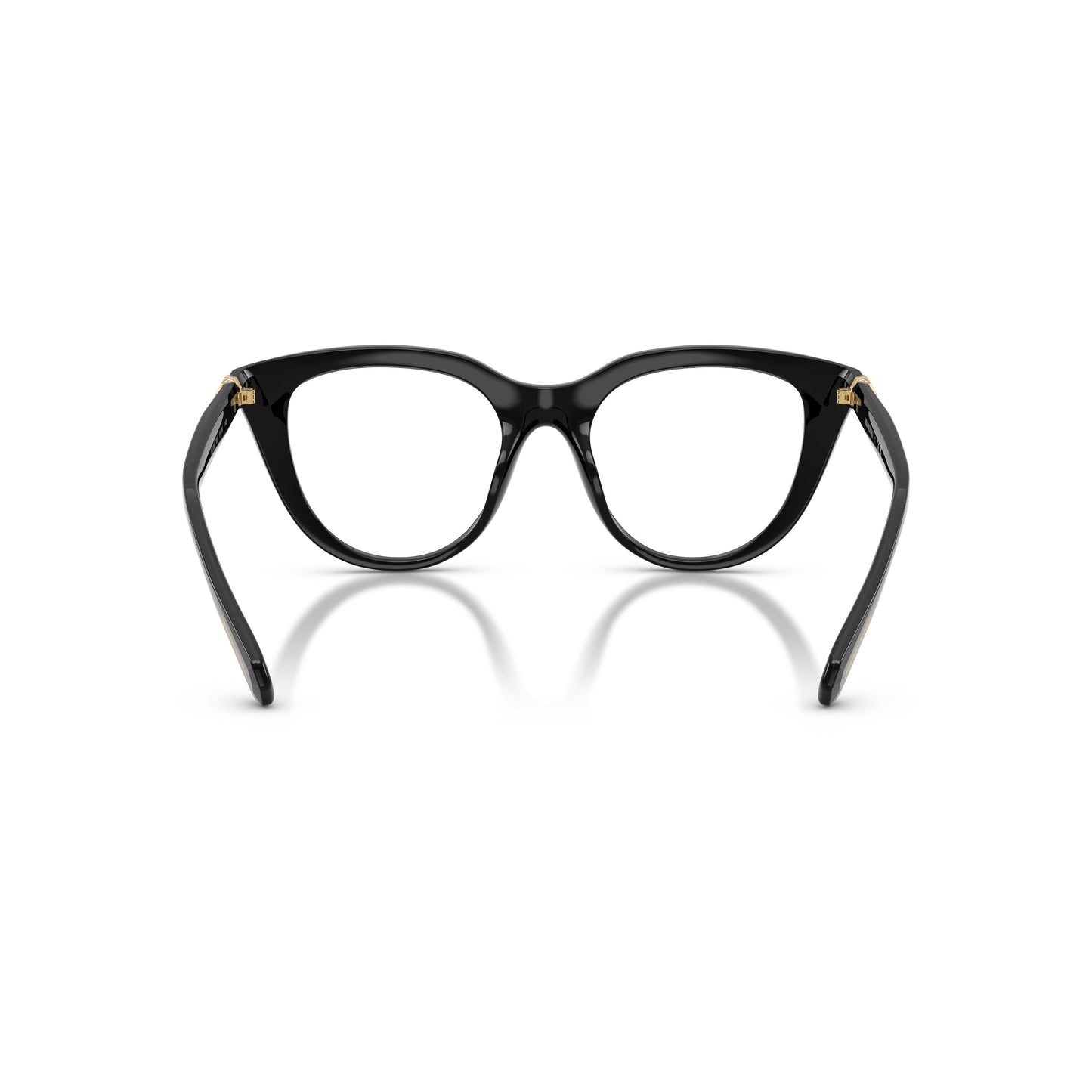 0Sk2052 Bold Cat-Eye Eyeglasses with Gold Accents