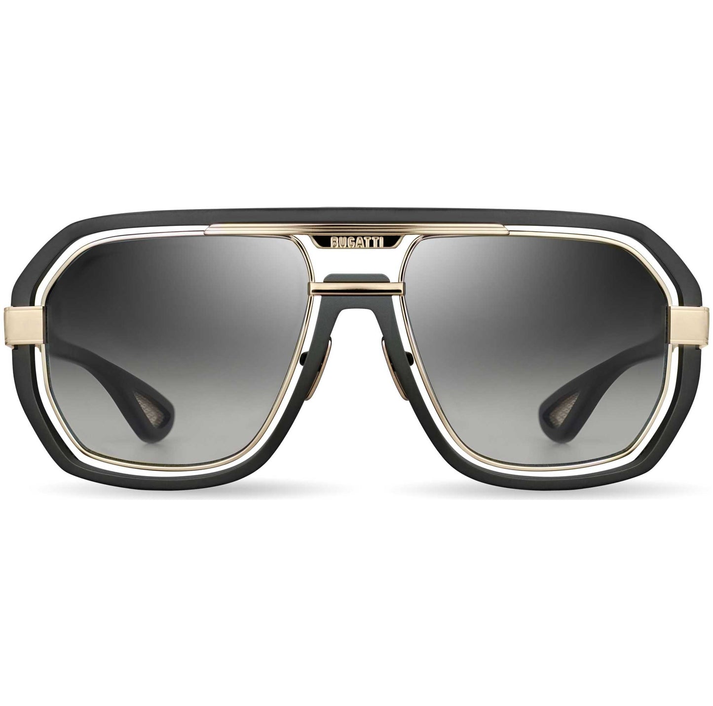 Bugatti Men's 58 mm Black Sunglasses