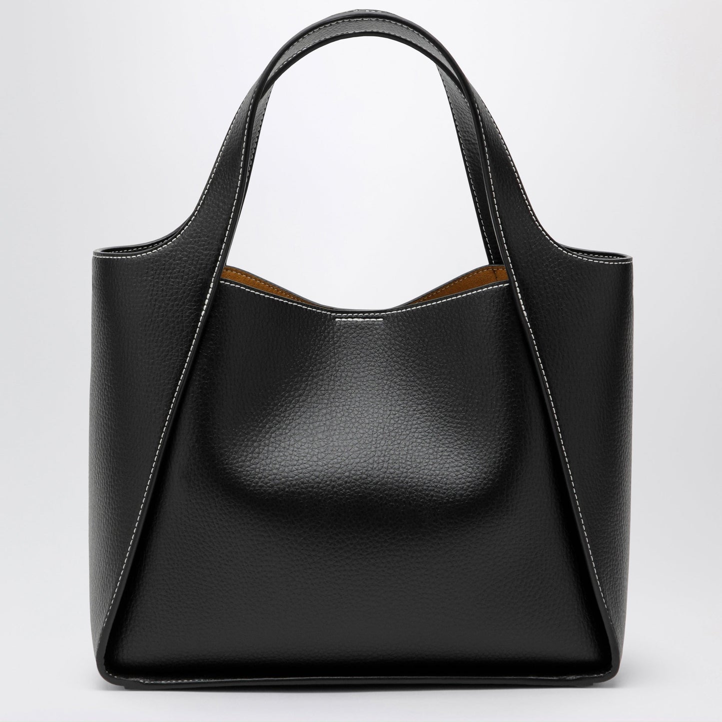 Stella Mccartney Black Medium Stella Logo Bag Women