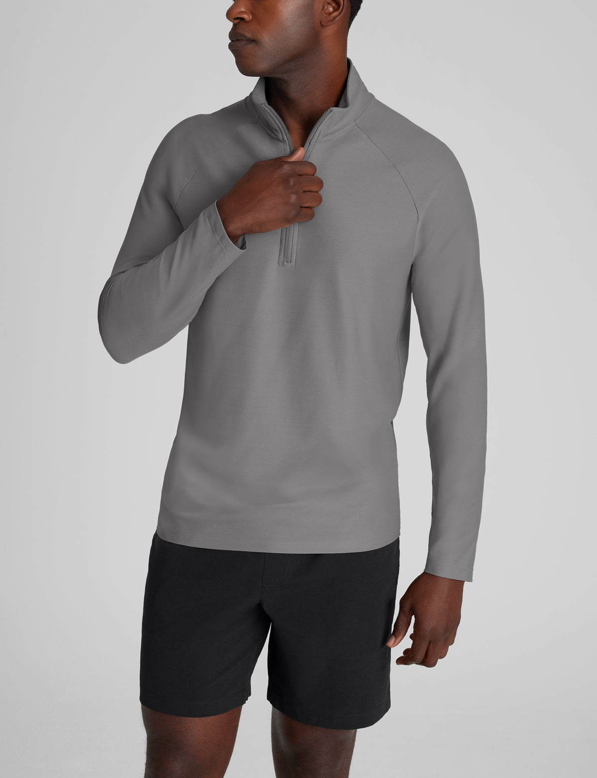 Men's Active Mesh Quarter Zip