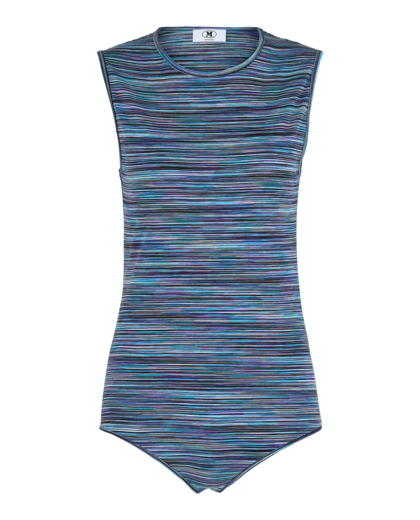 Striped Sleeveless Bodysuit