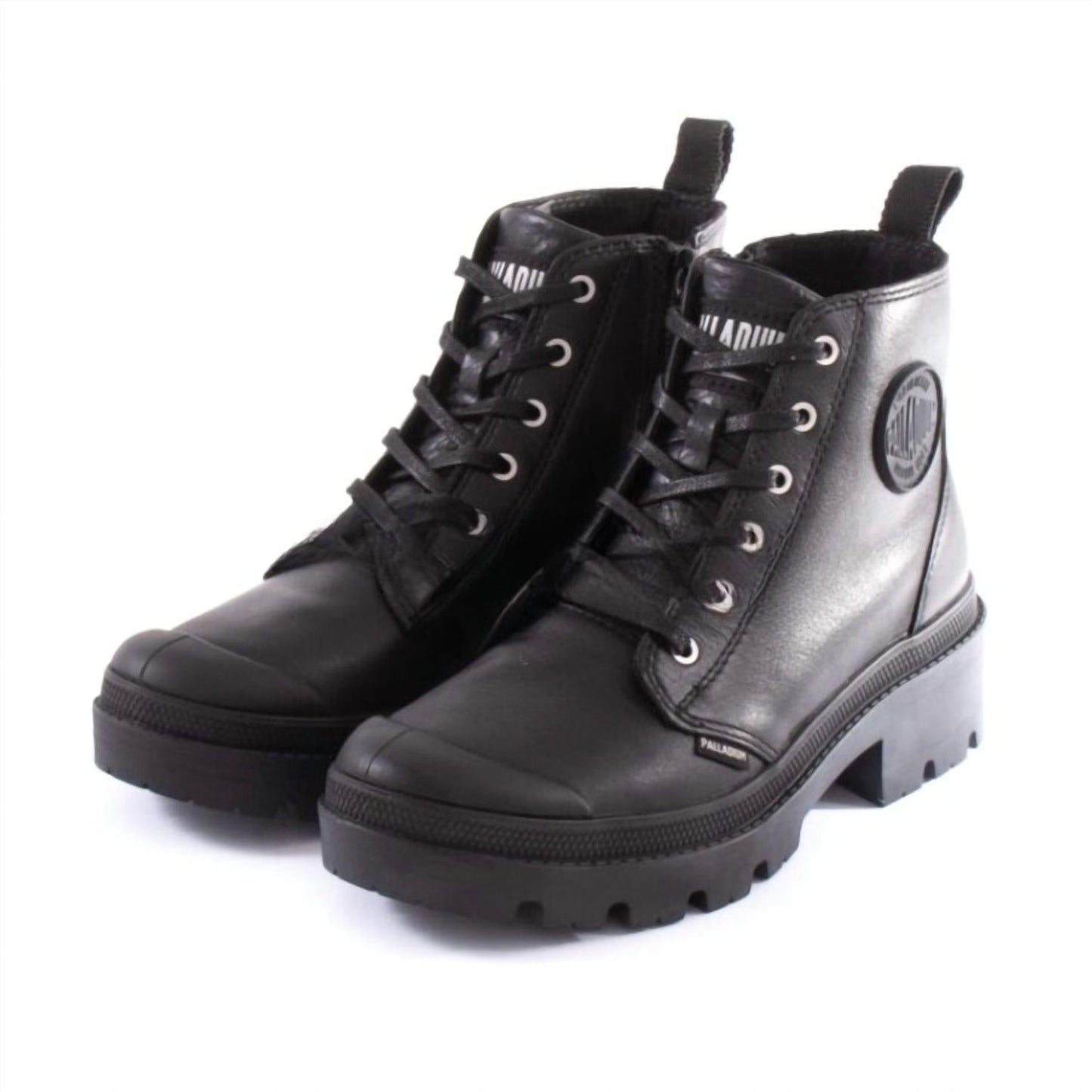 Women's Pallabase Leather Shoe In Black/black