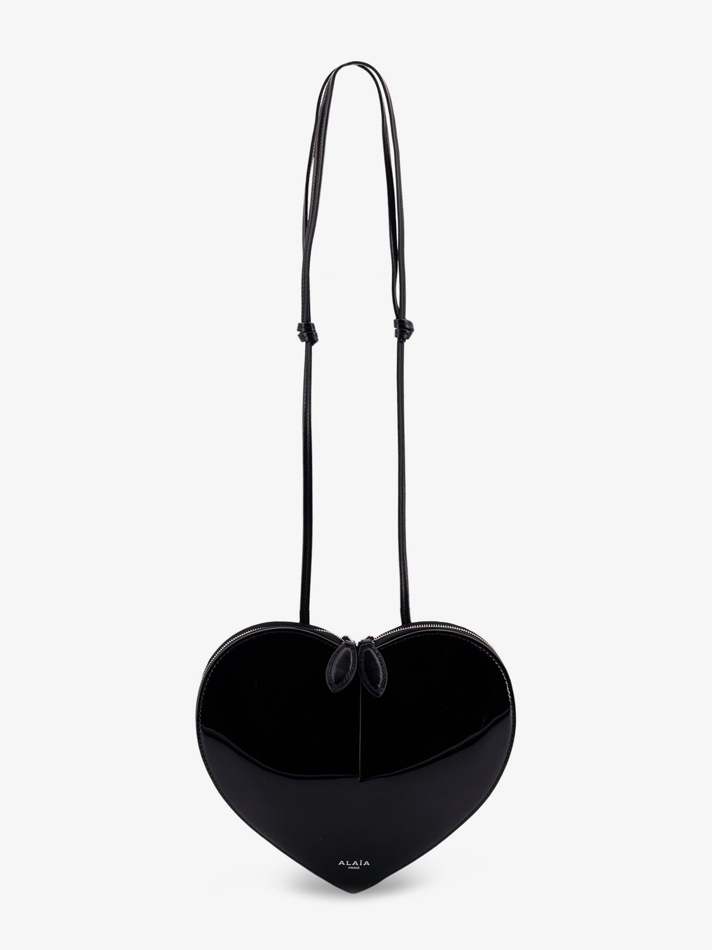 Alaia Women Le Coeur Patent Leather Crossbody Bag