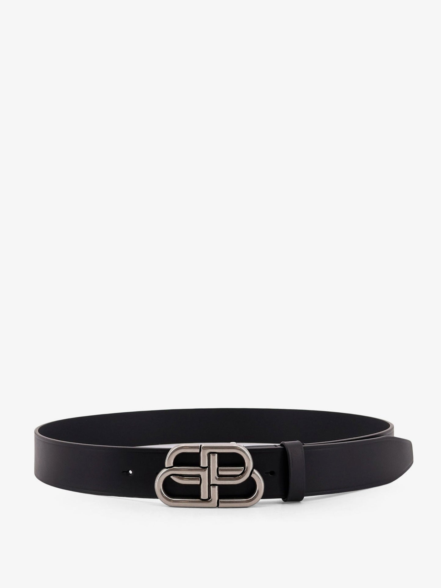 Balenciaga Men Bb Large Leather Belt