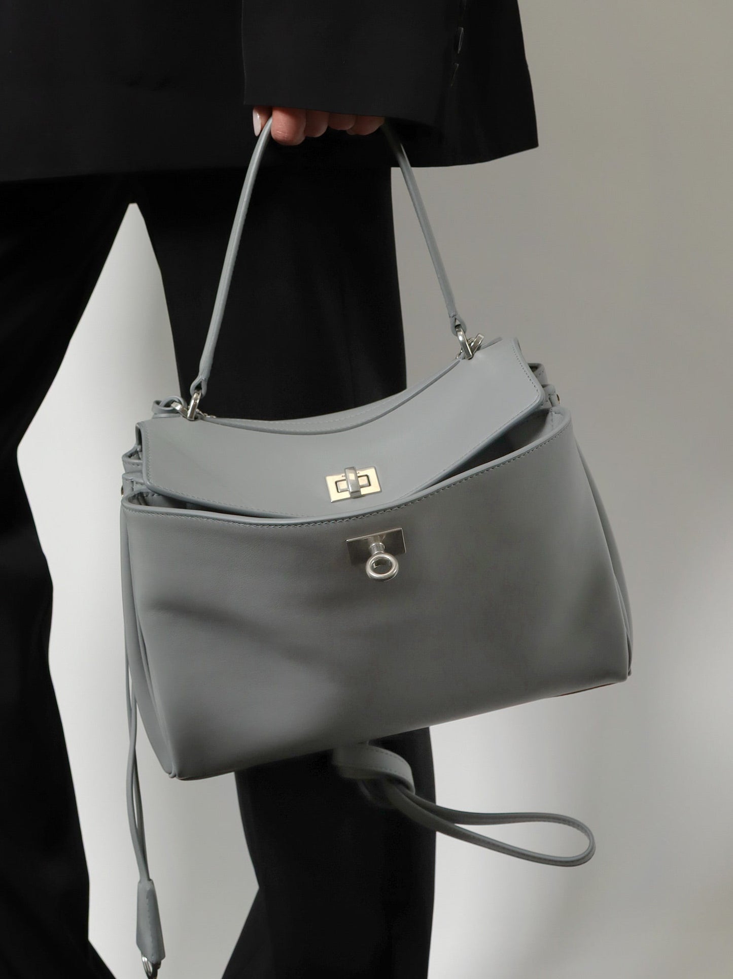 Balenciaga Women Rodeo Leather Crossbody Bag