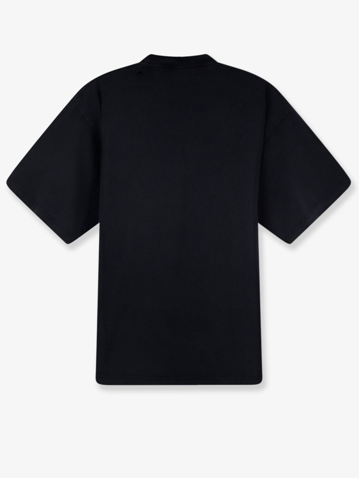 Balenciaga Women Cotton T-Shirt With Front Logo Print