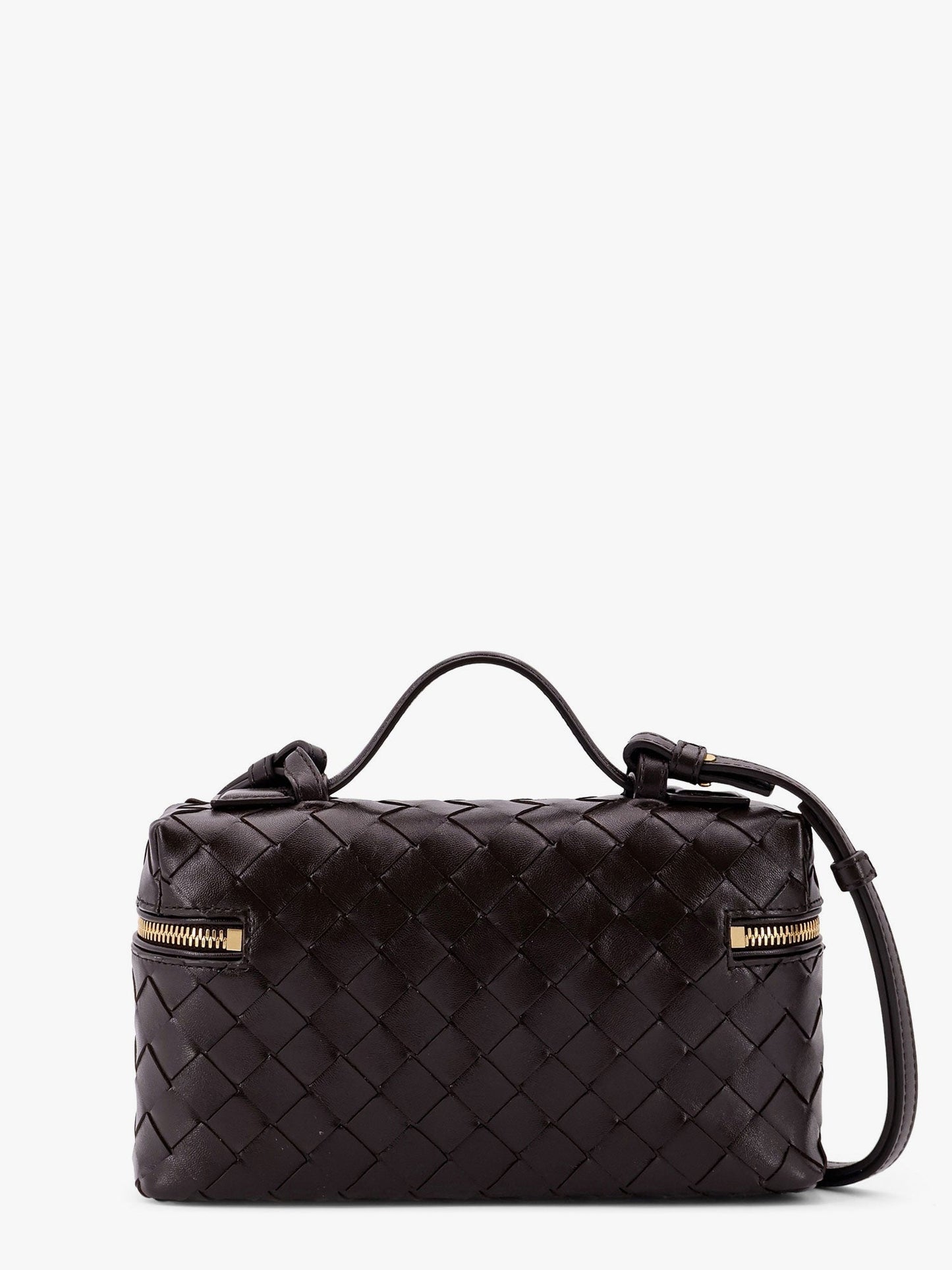 Bottega Veneta Women Bang Bang Leather Shoulder Bag With Intrecciato Pattern
