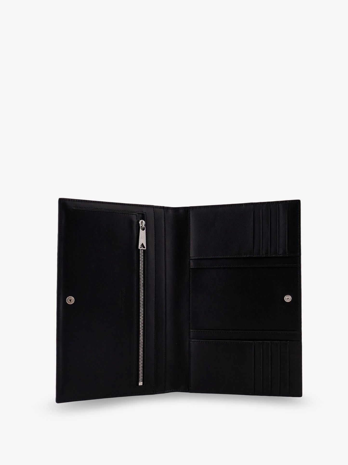 Bottega Veneta Men Leather Clutch Bag With Intrecciato Motif