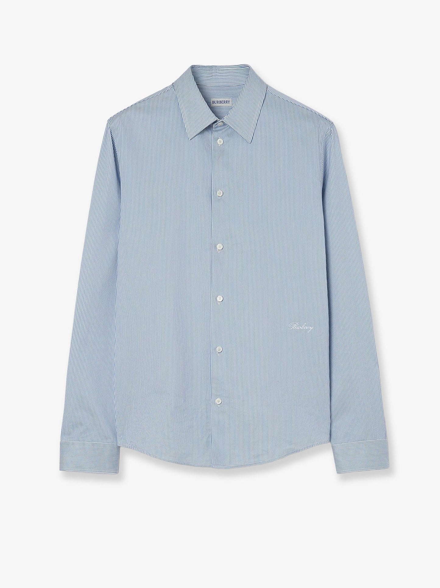 Burberry Men Striped Cotton Shirt