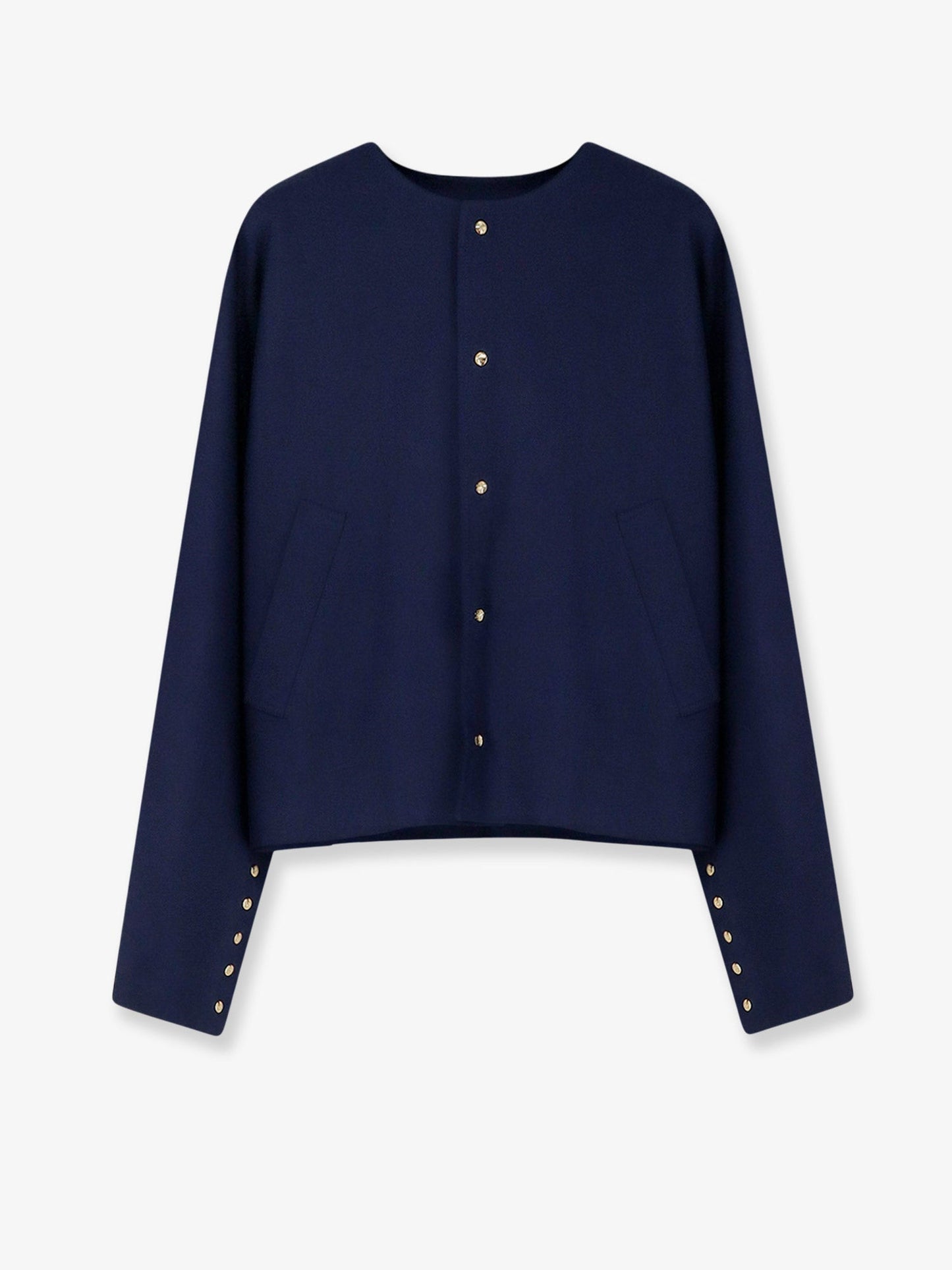 Celine Women Cotton Blazer With Printed Lining