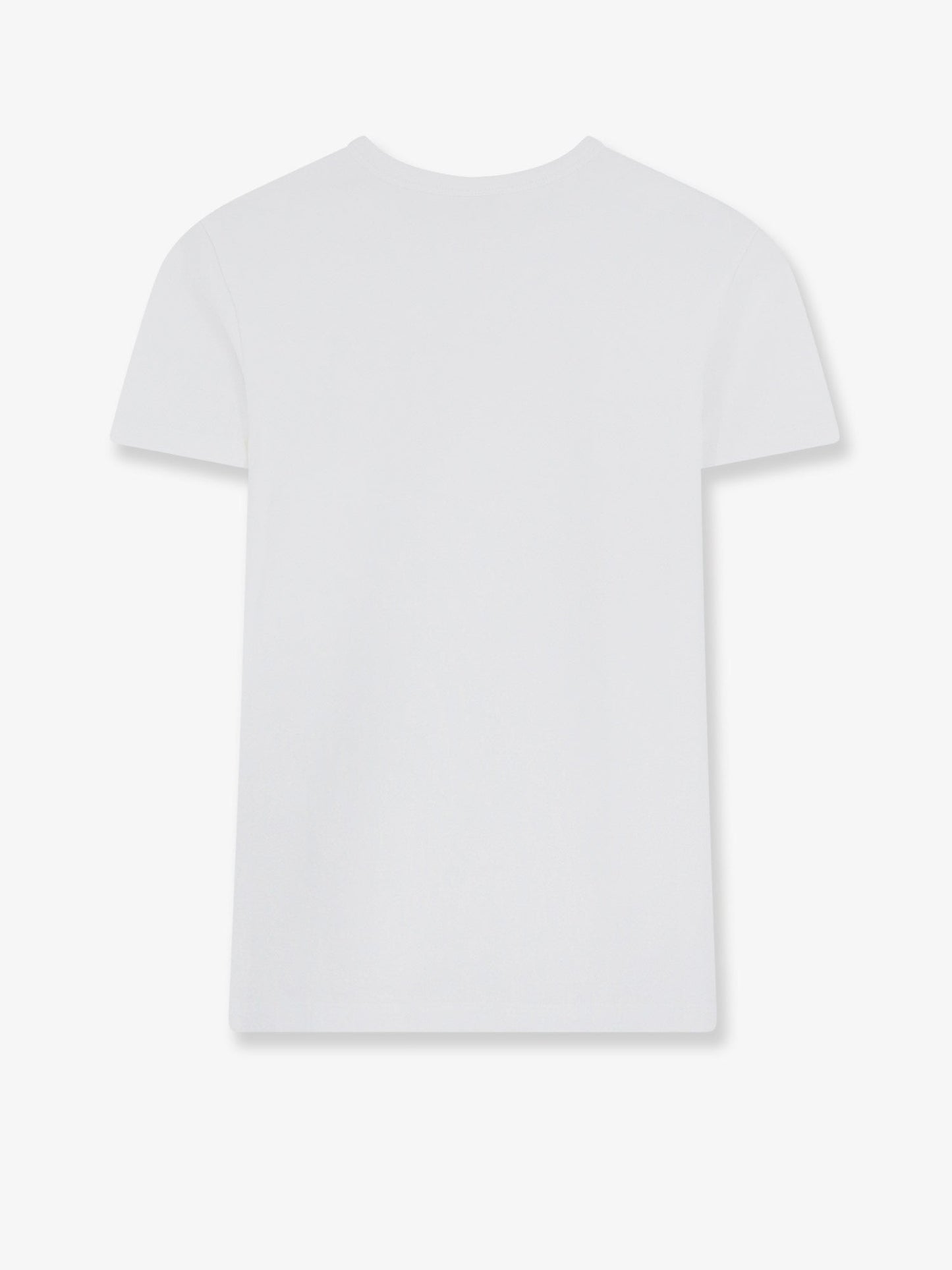 Celine Women Cotton T-Shirt With Front Lettering Logo Print