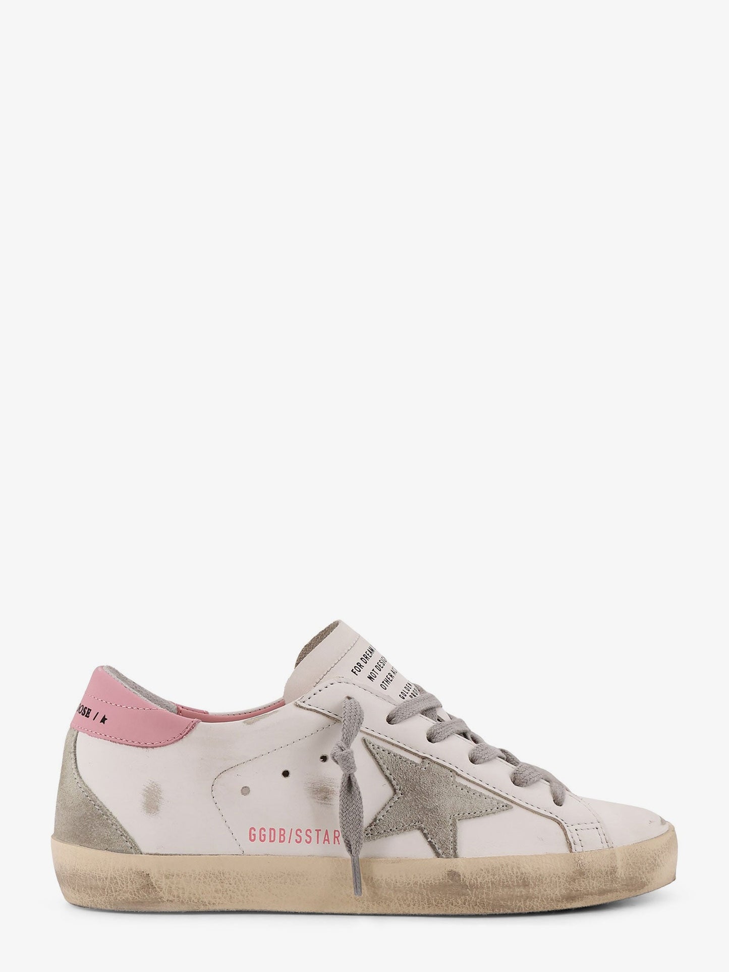 Golden Goose Deluxe Brand Women Superstar Leather Sneakers With Iconic Side Logo