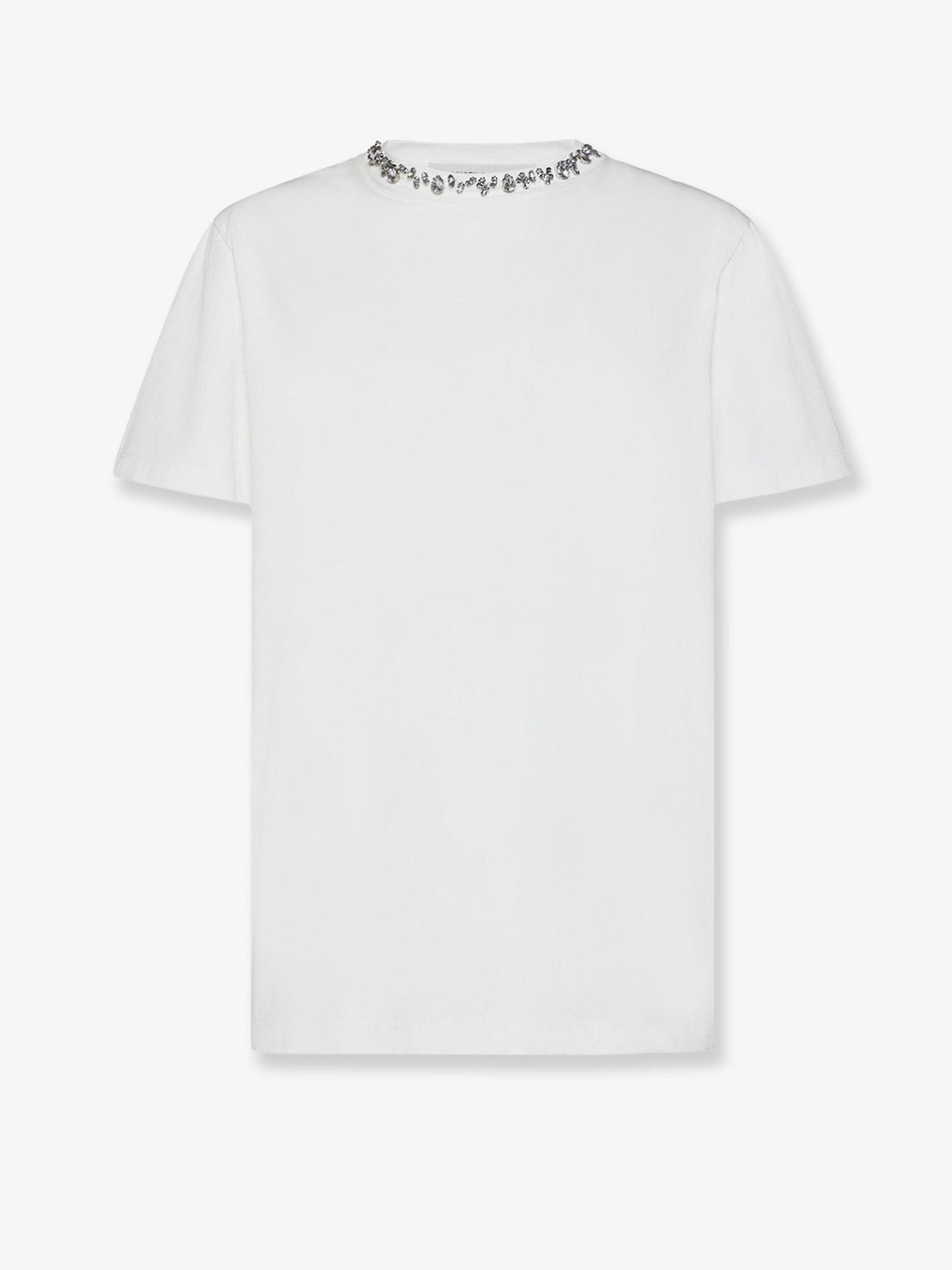 Golden Goose Deluxe Brand Women Cotton T-Shirt With Rhinestones