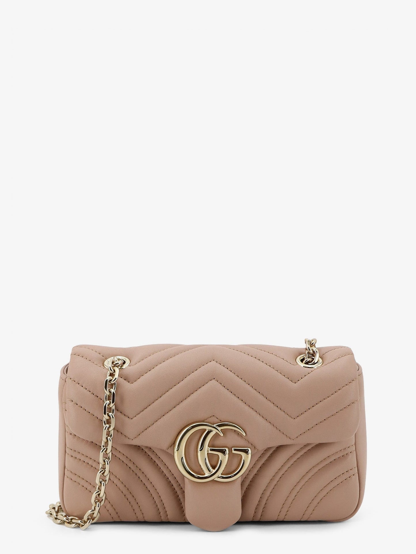 Gucci Women Gg Marmont Leather Crossbody Bag