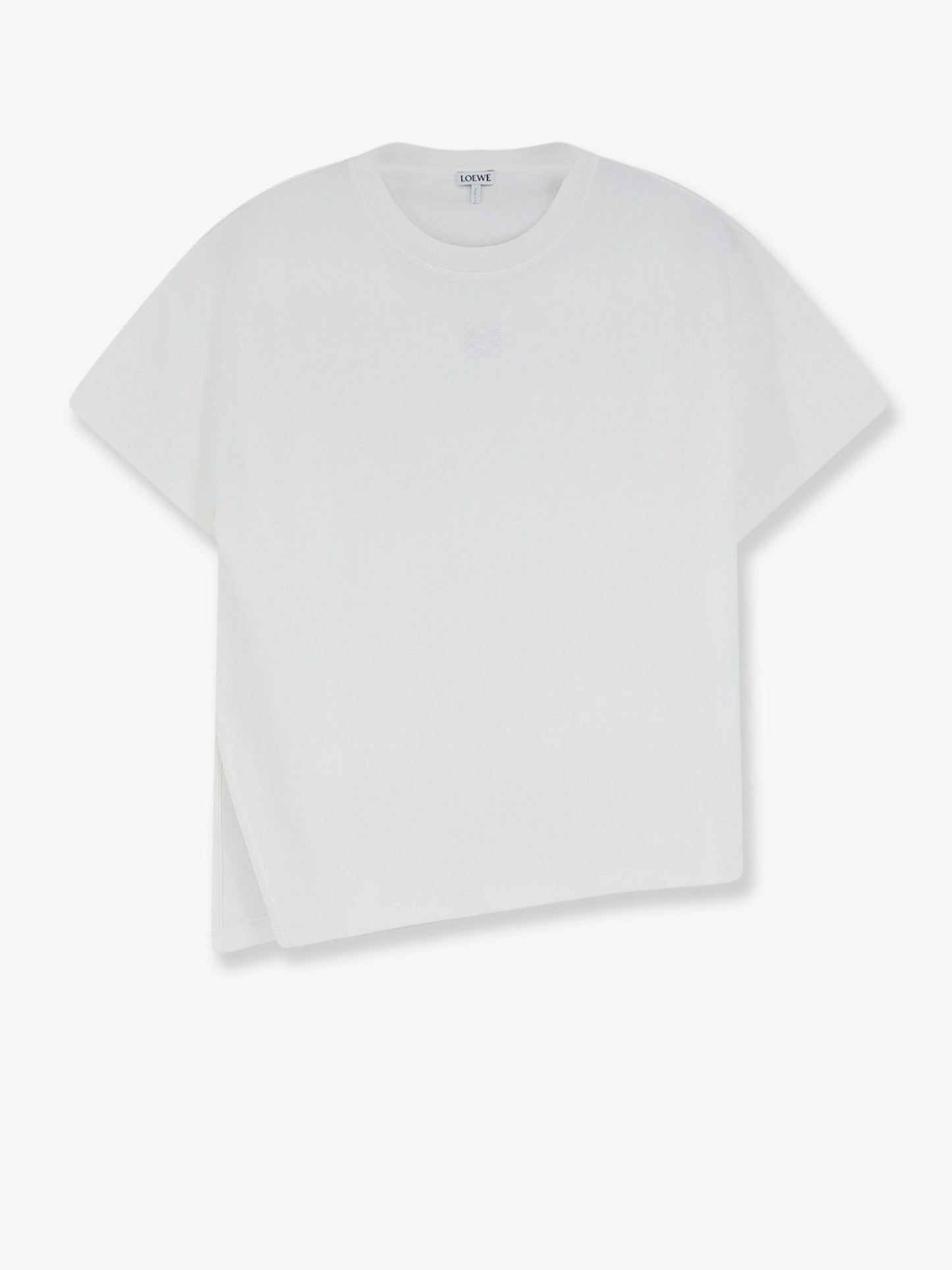 Loewe Women Asymmetric Cotton Blend T-Shirt