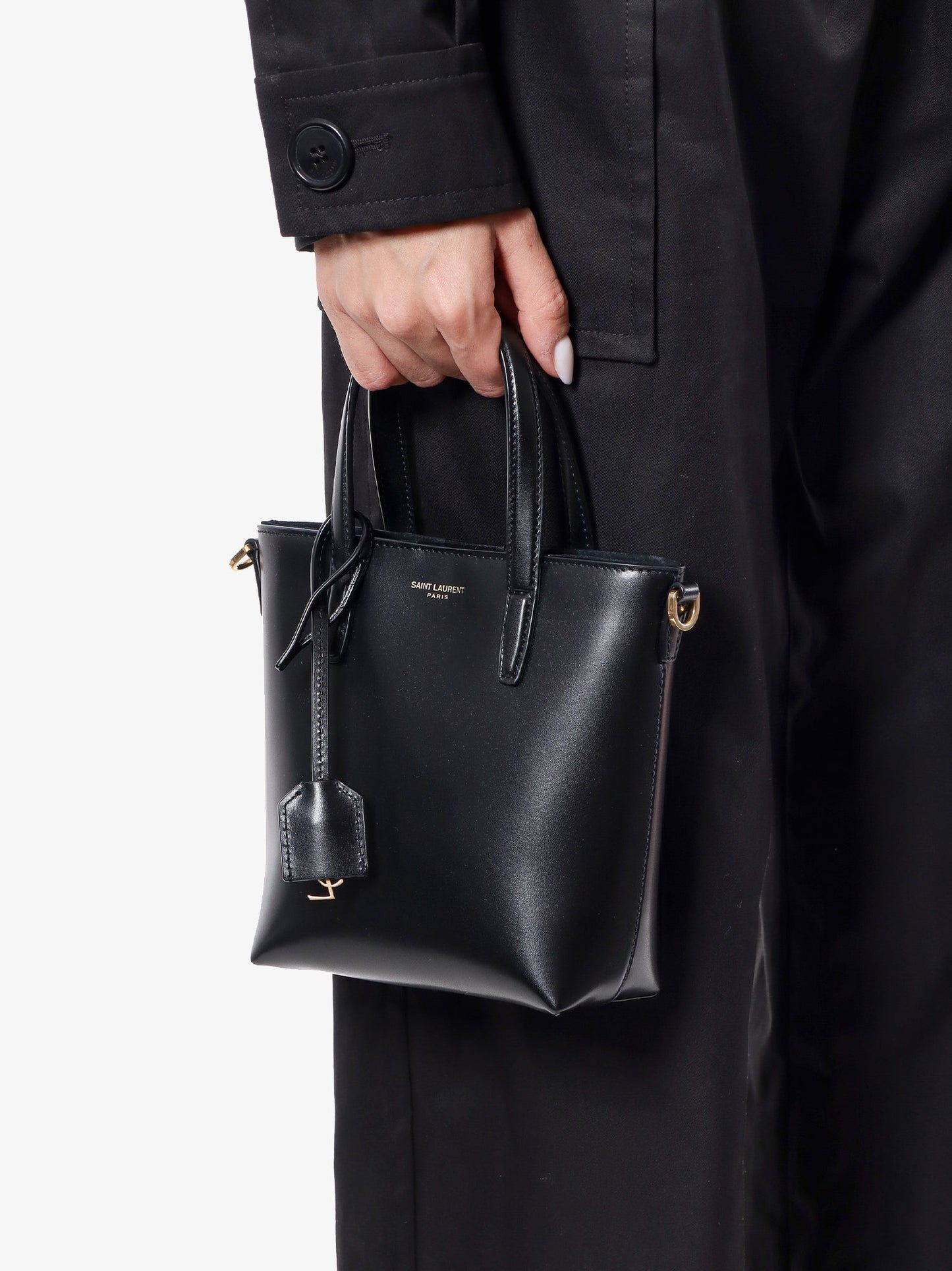 Saint Laurent Women Mini Toy Leather Crossbody Bag