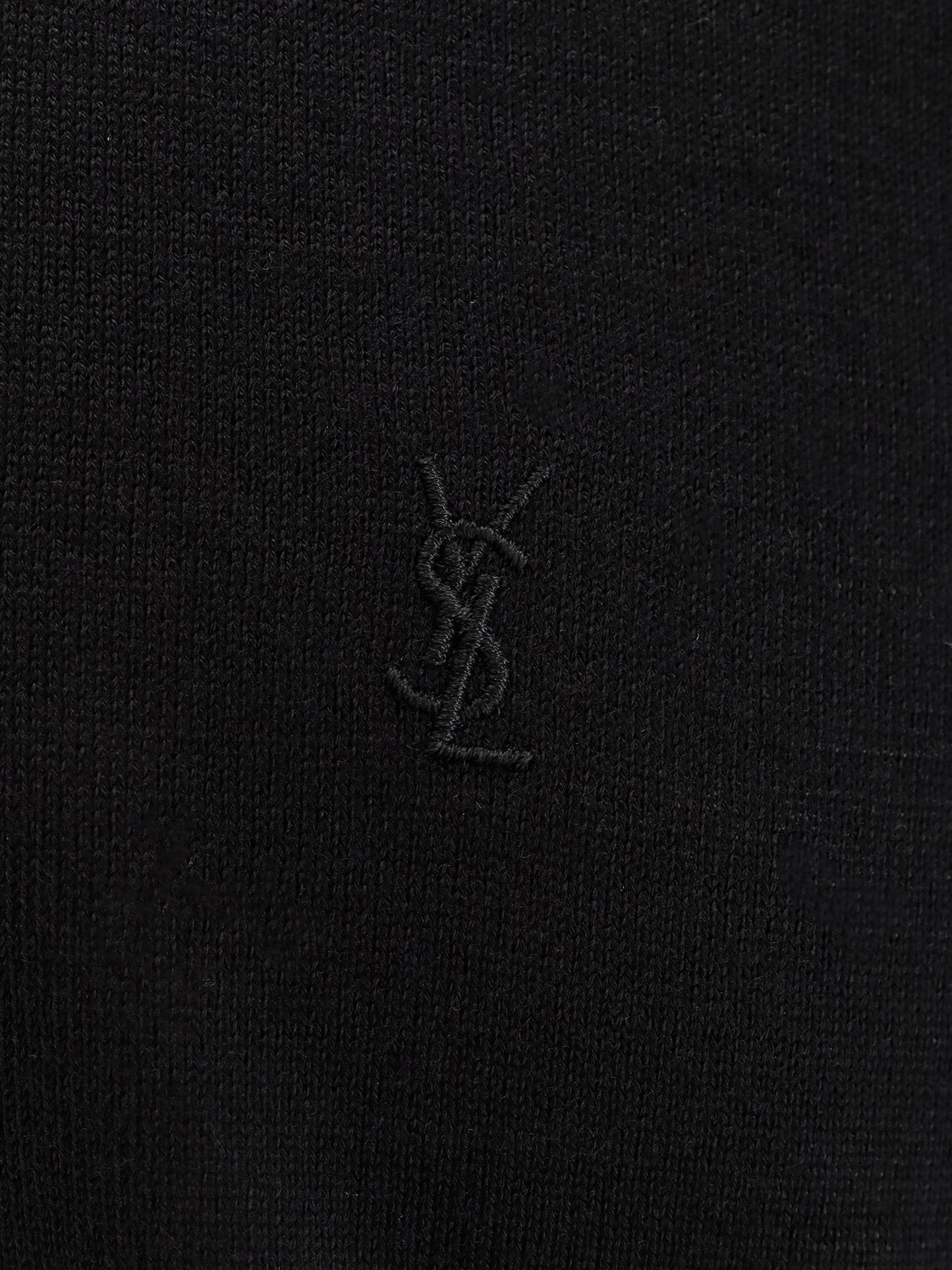 Saint Laurent Men Classic Wool Polo Shirt