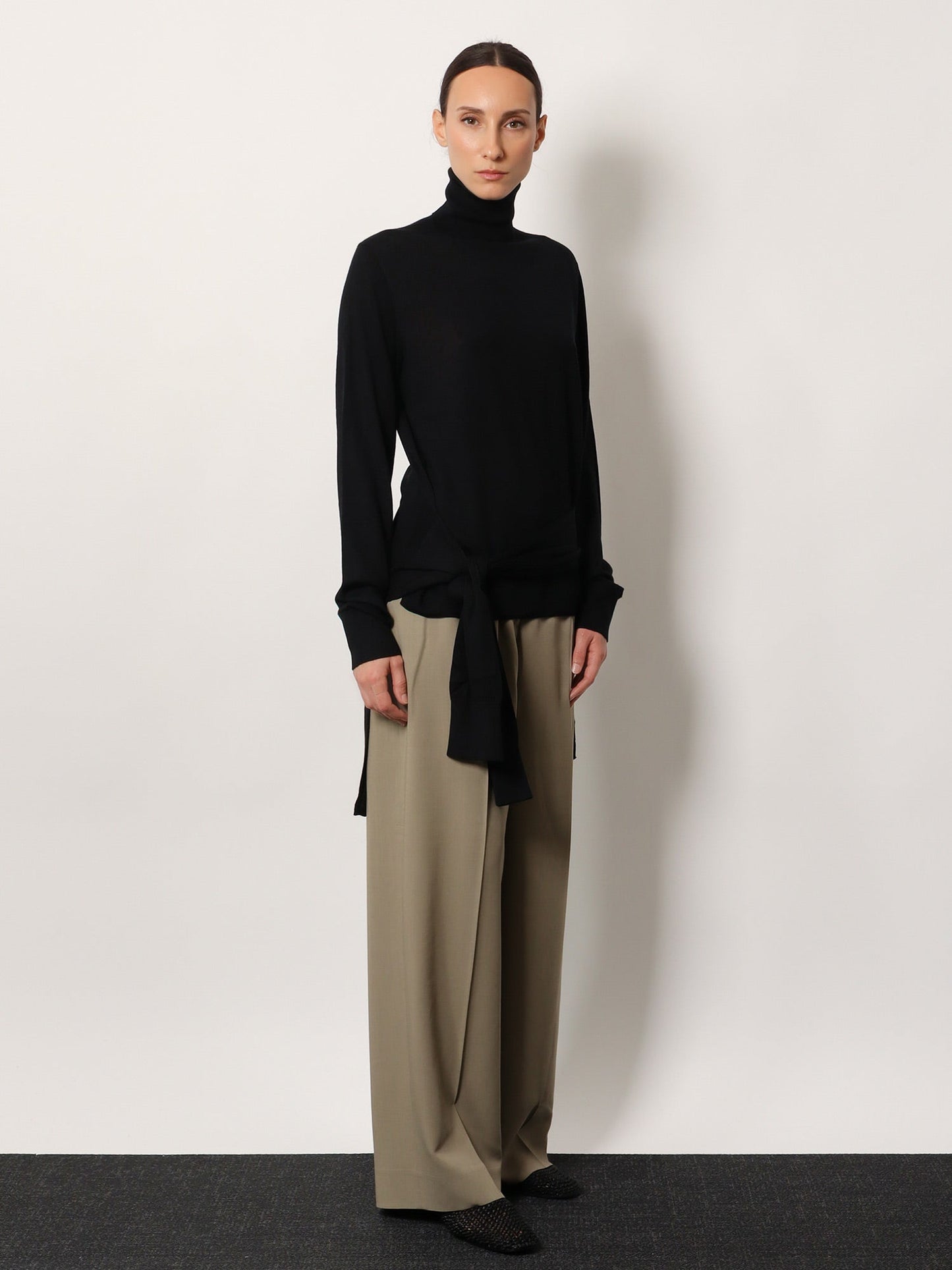 Toteme Women Wool And Silk Turtleneck