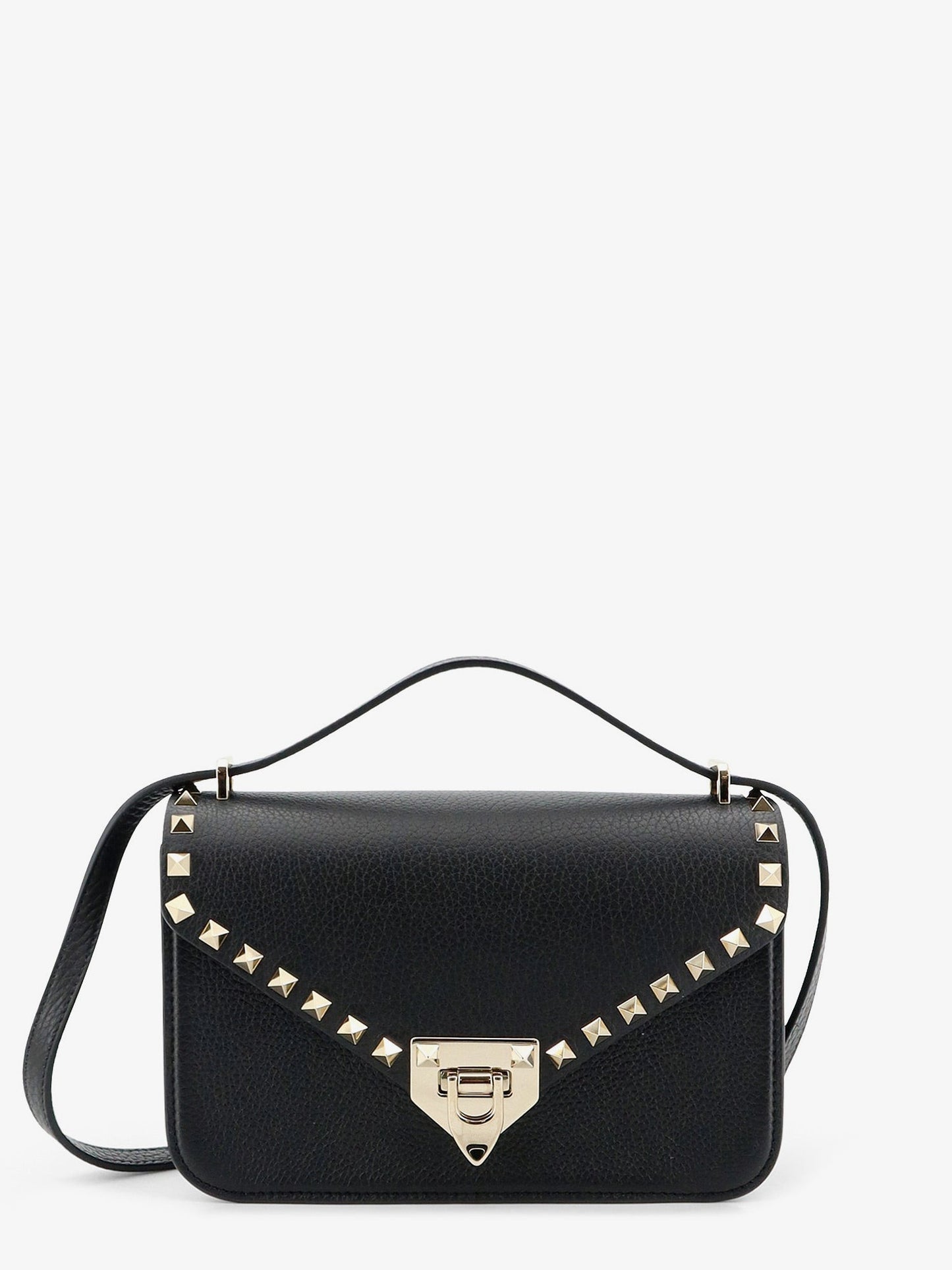 Valentino Garavani Women Rockstud Leather Crossbody Bag With Stud Detail