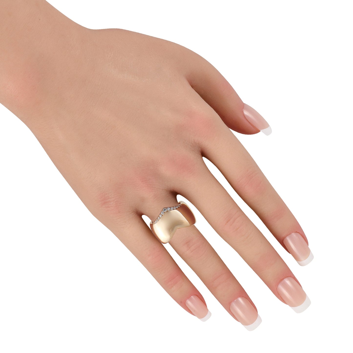 Pasquale Bruni 18K Rose Gold 0.21ct Diamond Ring PB11-041526