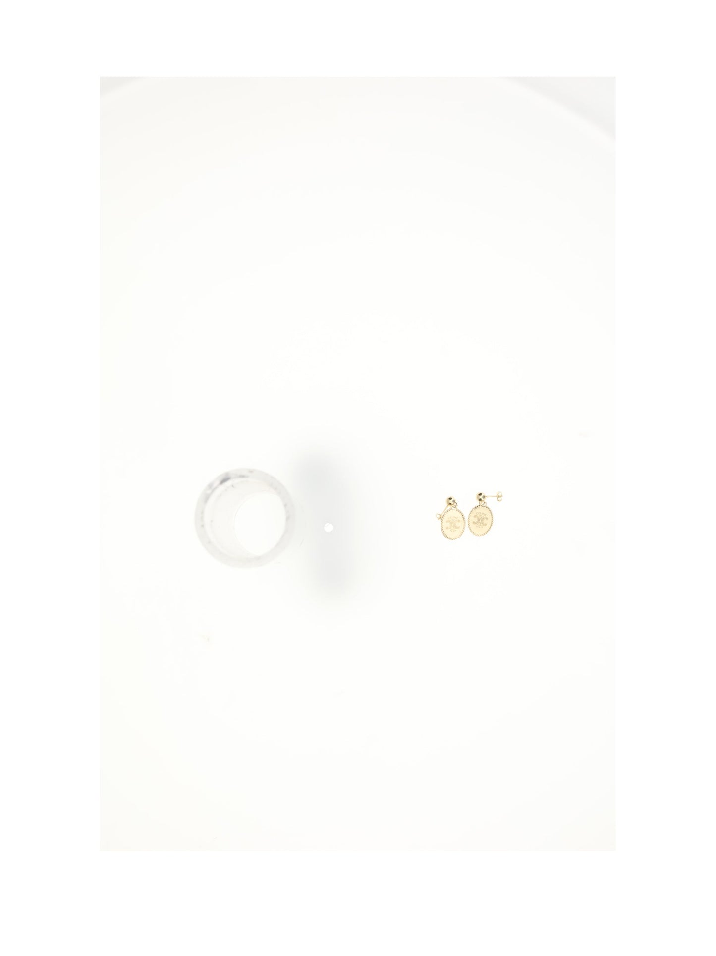 Celine Women Medal Earrings